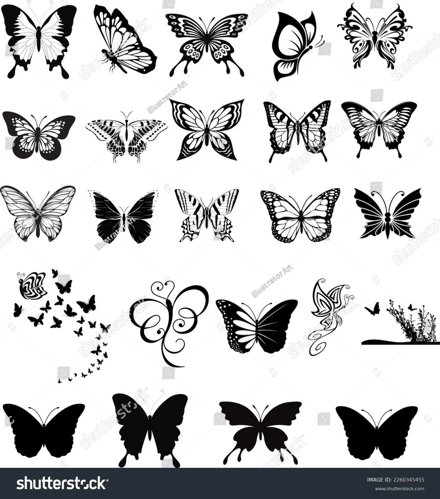 SVG of Butterfly svg bundle, design of a butterfly svg