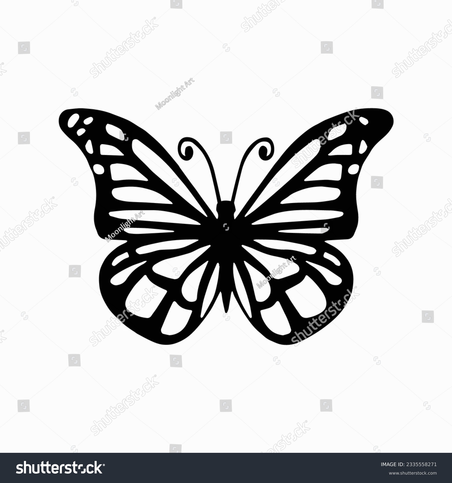 SVG of Butterfly svg, Butterfly Silhouette, Layered Butterfly Bundle Cricut SVG Files, Butterflies, Butterfly Clipart, Svg Files for Cricut svg