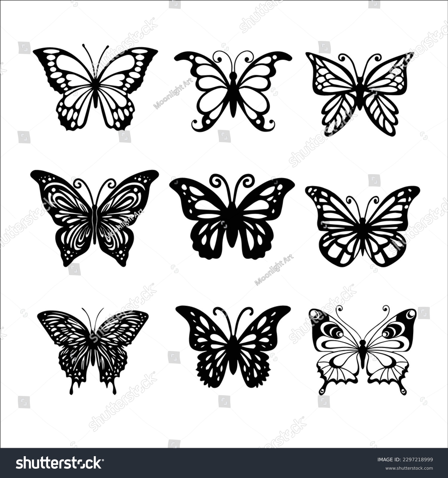 SVG of Butterfly svg, Butterfly svg bundle, Layered Butterfly Bundle Cricut SVG Files, Butterflies, Svg for Cricut, Butterfly Clipart svg