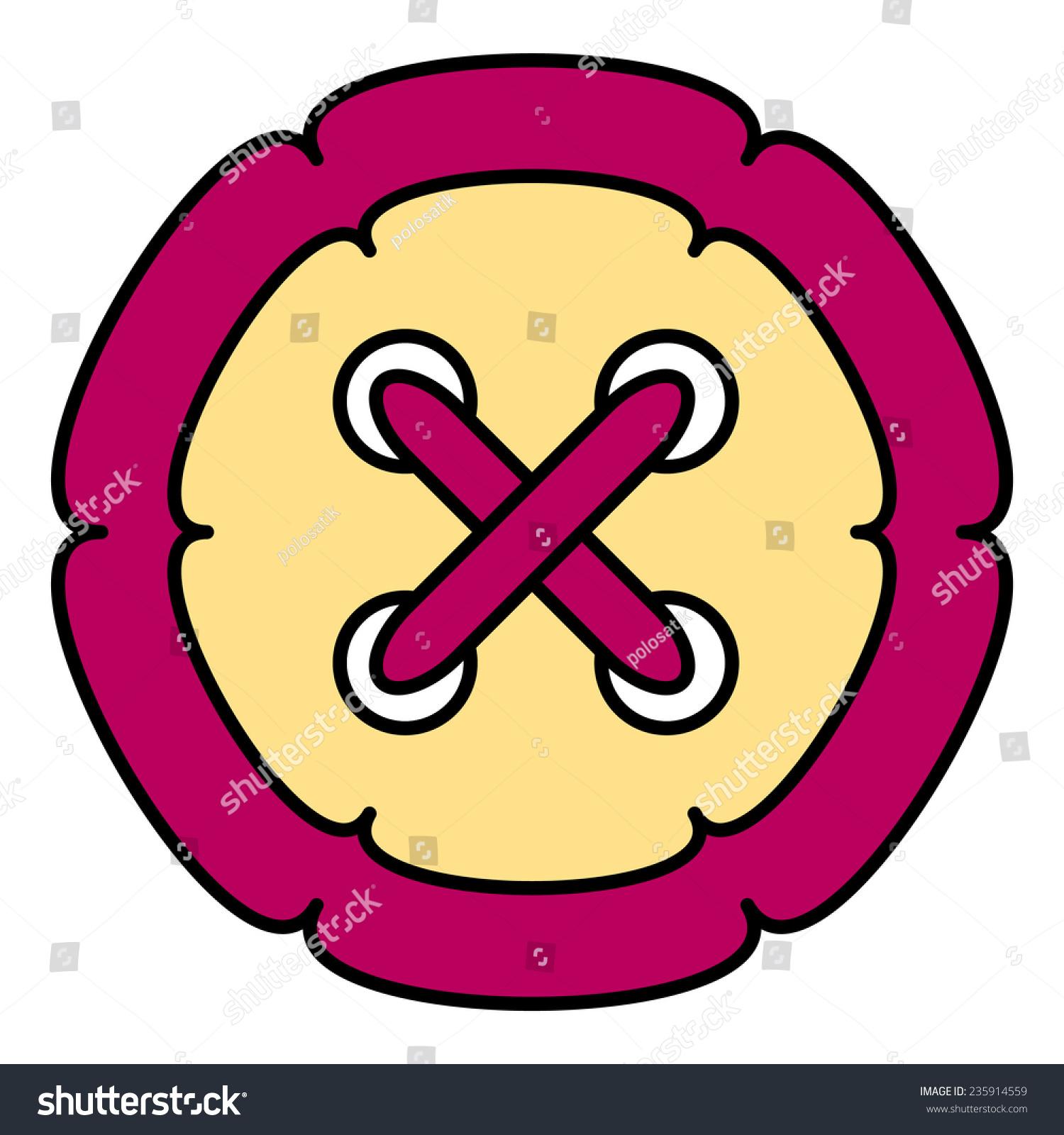 Button Vector Illustration Stock Vector Royalty Free 235914559 9495