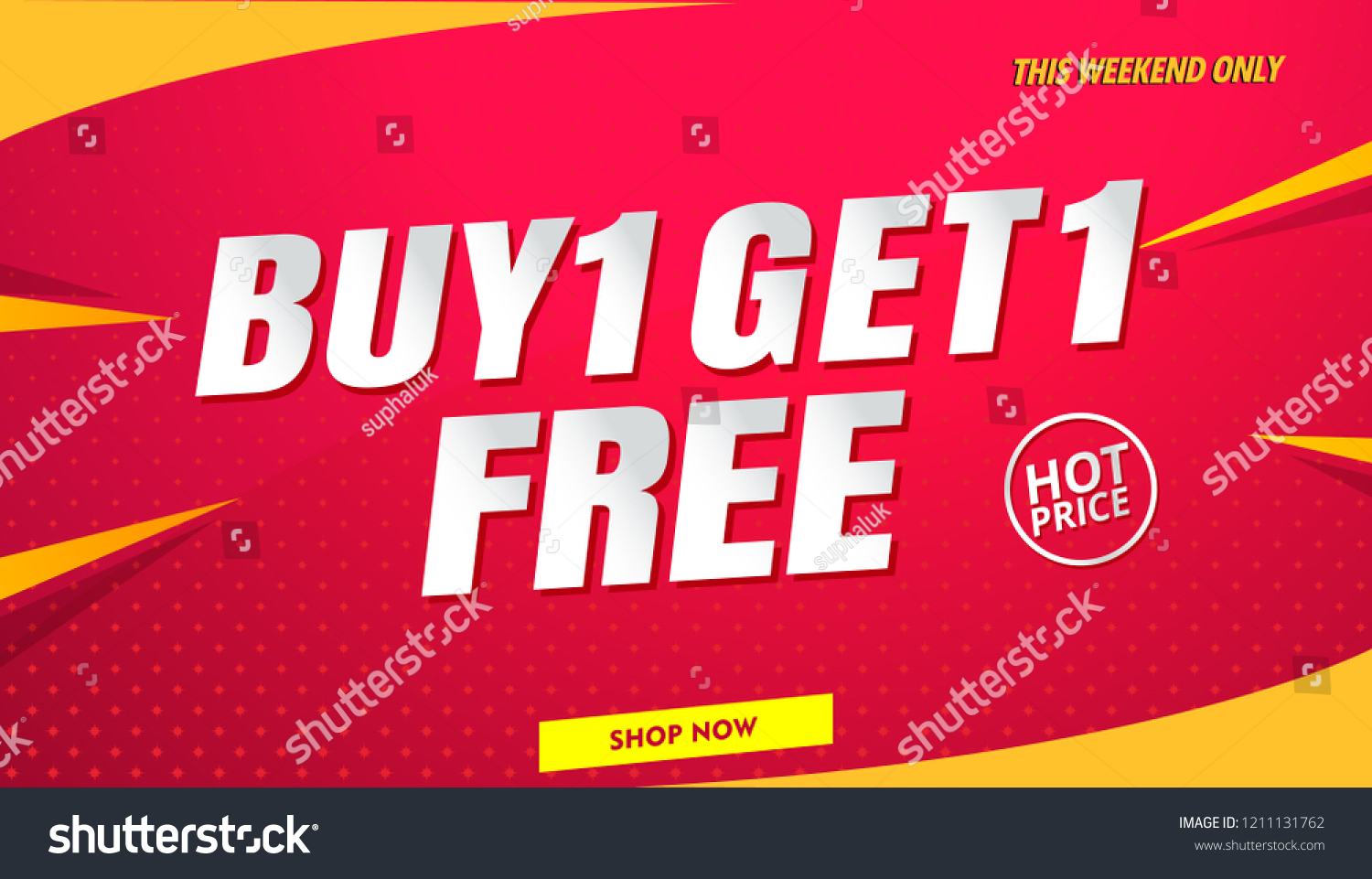 SVG of buy get free sale banner template svg