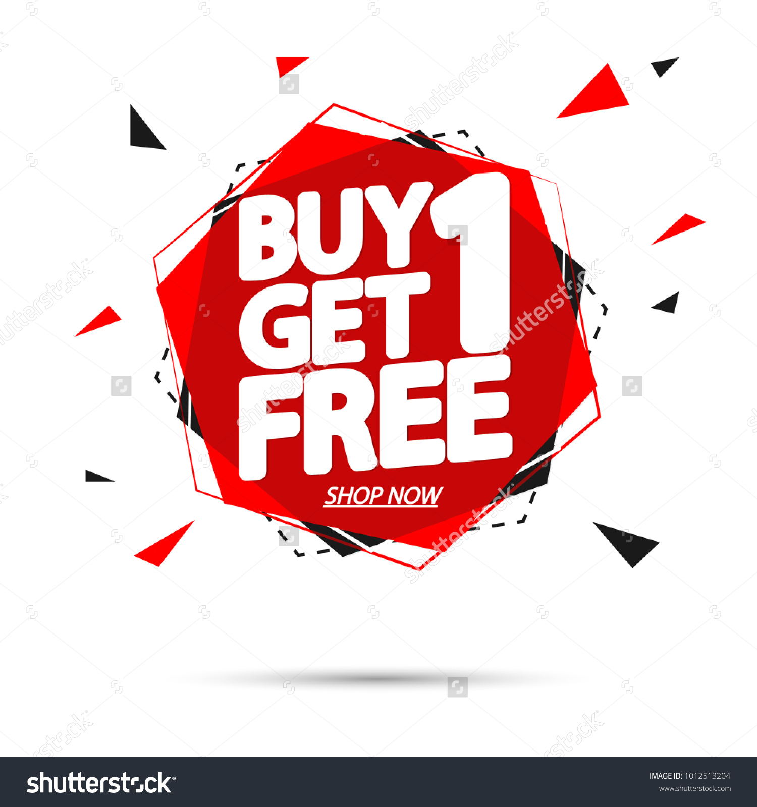 SVG of Buy 1 Get 1 Free, sale tag, banner design template, app icon, vector illustration svg