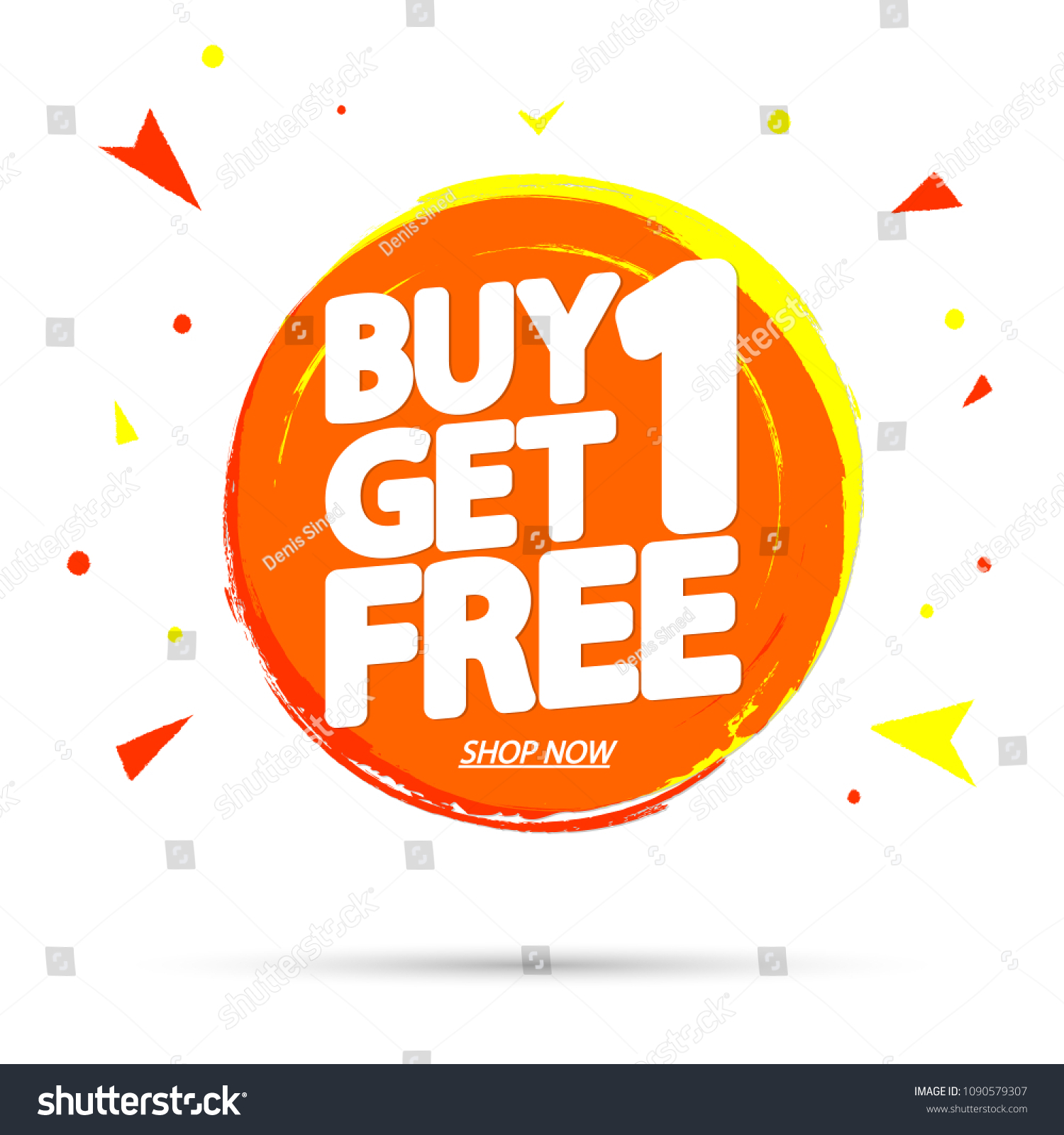SVG of Buy 1 Get 1 Free, sale tag, banner design template, discount app icon, vector illustration svg