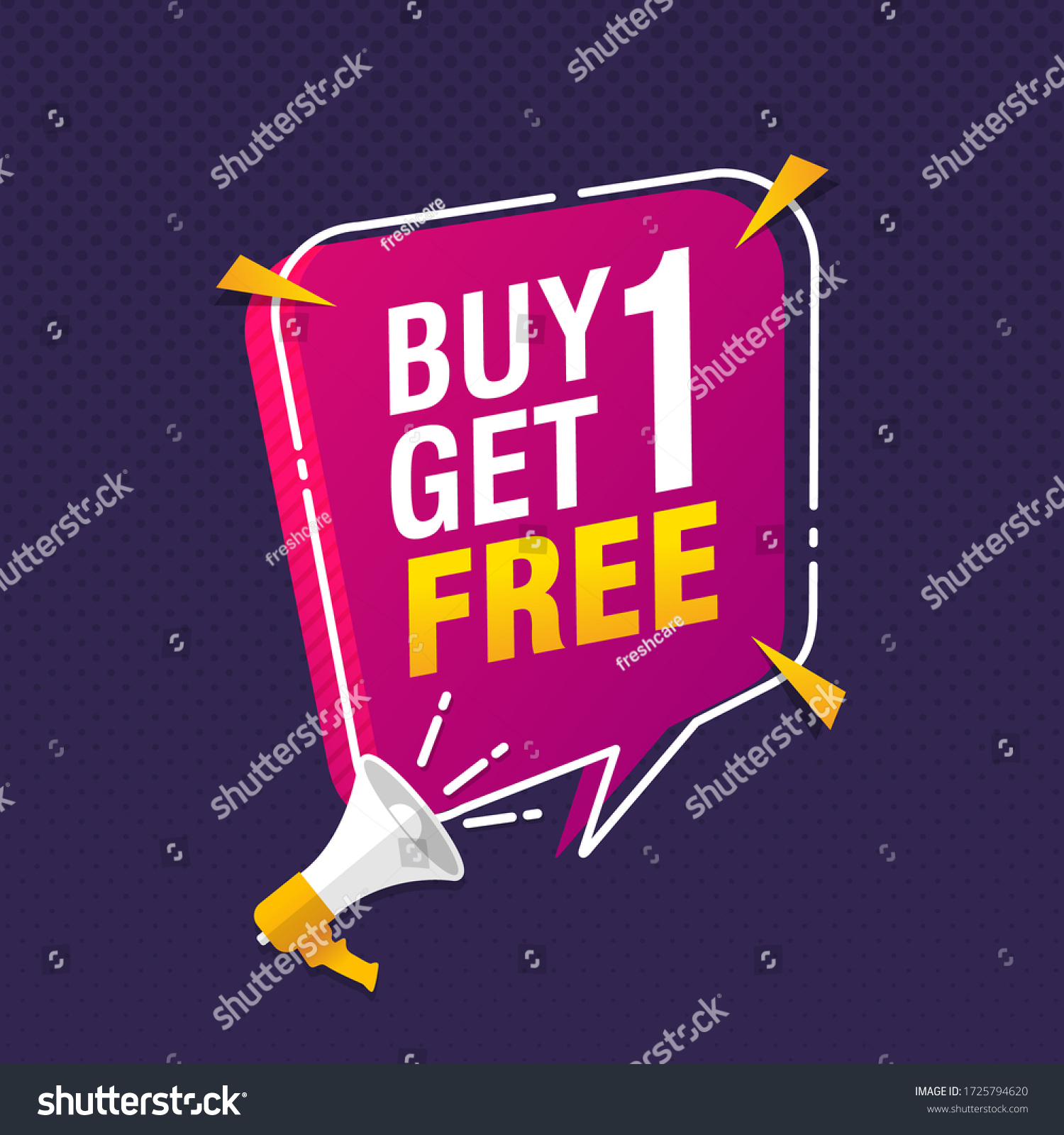 SVG of Buy one Get one Free, sale banner, discount tag design template vector illustration svg