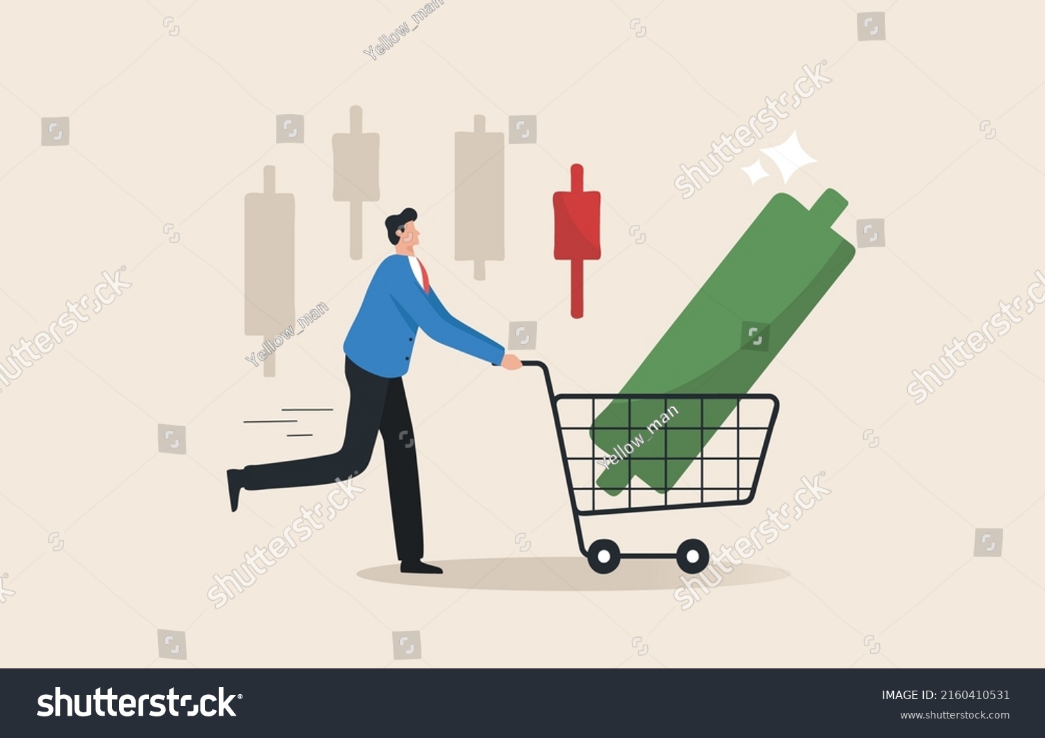 SVG of Buy the dip. Successful traders buy when the price is down. Buy the stock when the price is falling. Profitable strategy in a down market. Profit from the market collapse concept. vector illustration svg