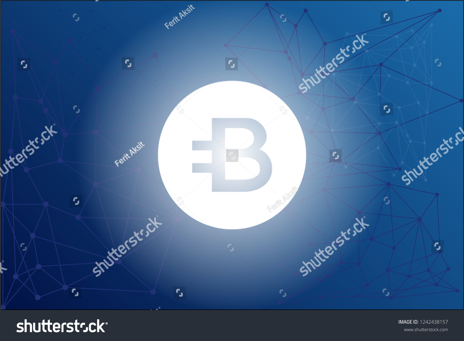 SVG of Bytecoin BCN cryptocurrency logo network vector illustration svg
