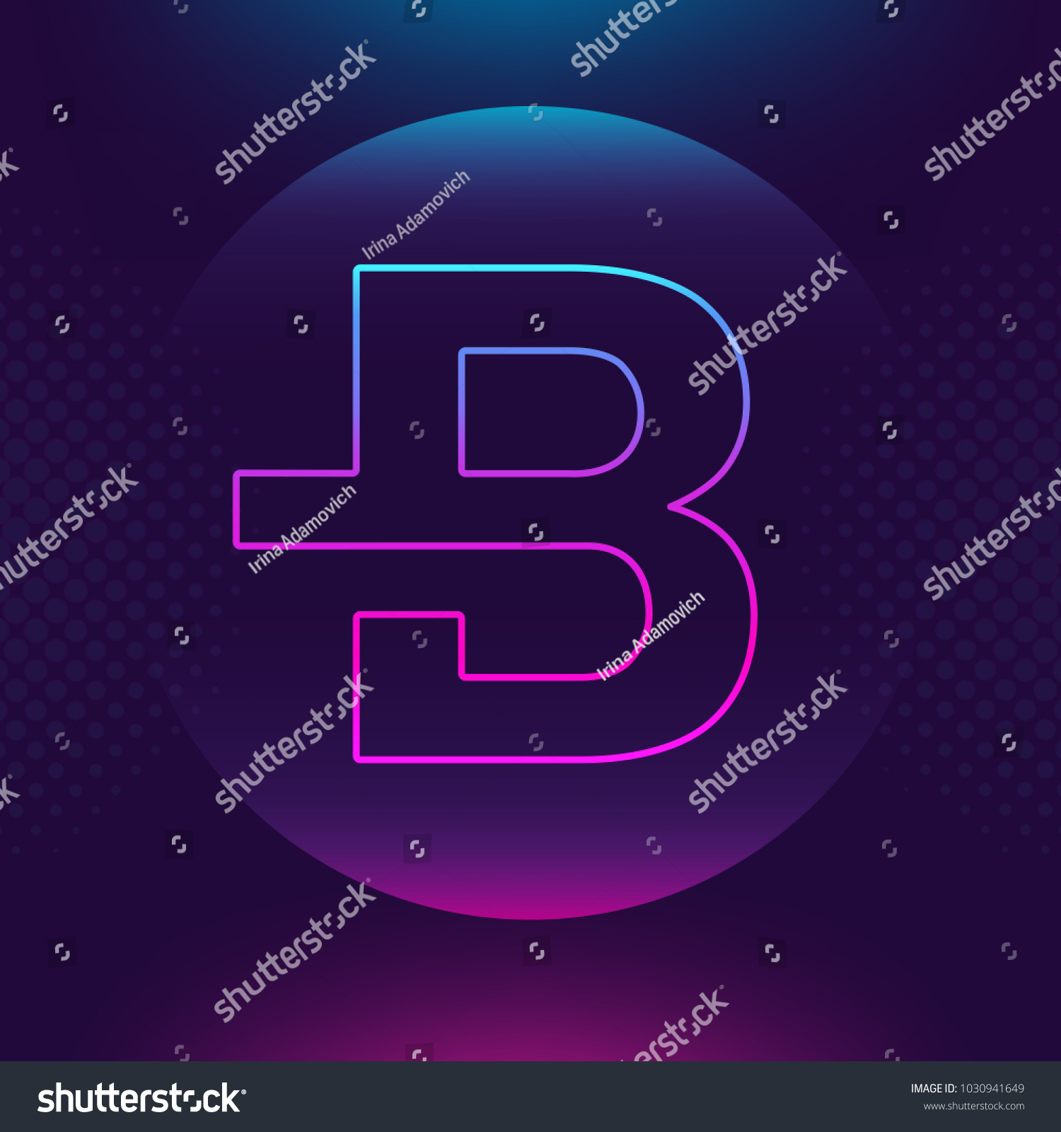 SVG of Bytecoin BCN vector outline icon. Cryptocurrency, e-currency, crypto currency, blockchain button. Trendy Bright lighting neon logo adaptation design web site mobile app EPS. Ultra violet color svg