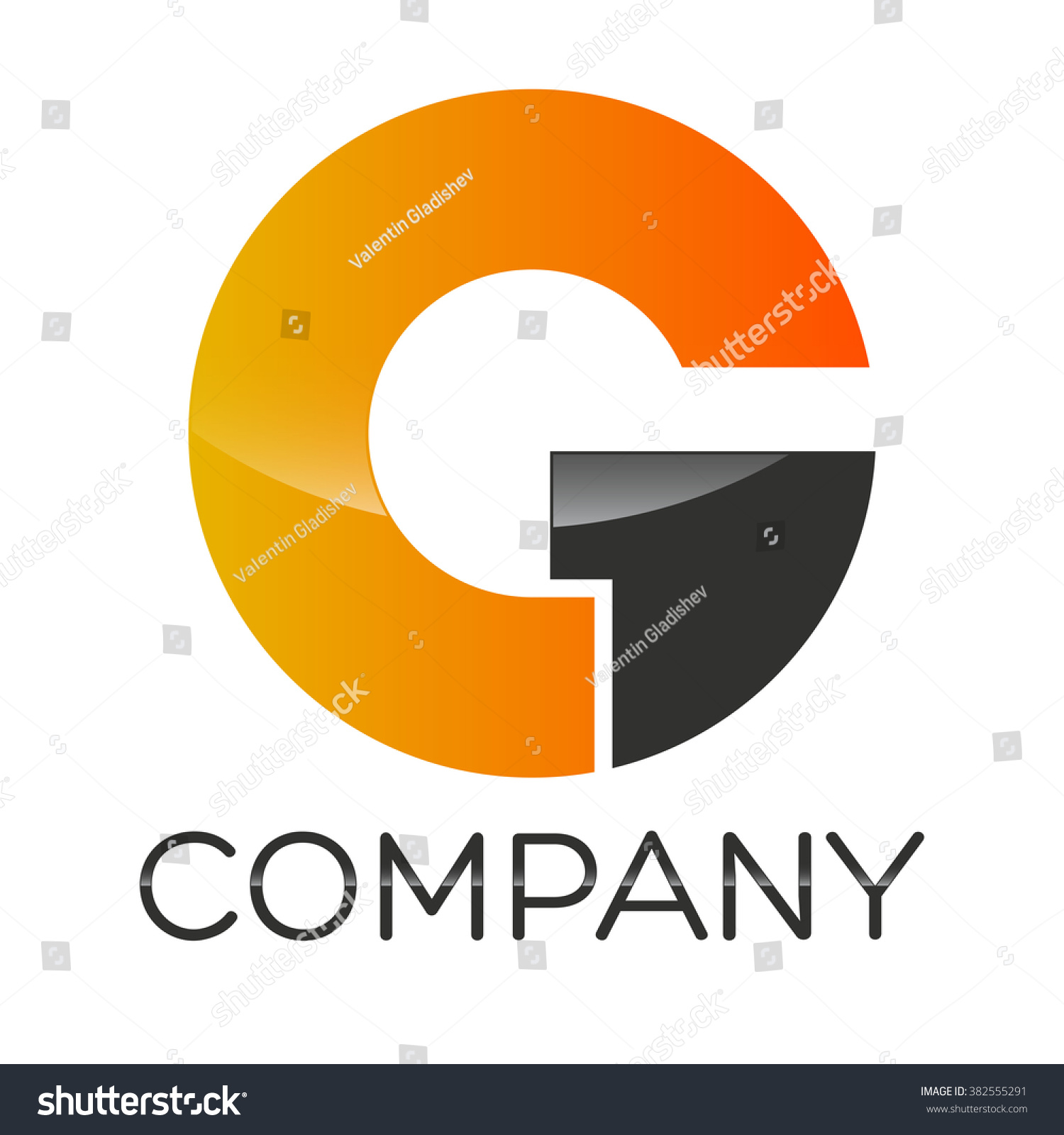 C G Company Linked Letter Logo Stock Vector (Royalty Free) 382555291 ...