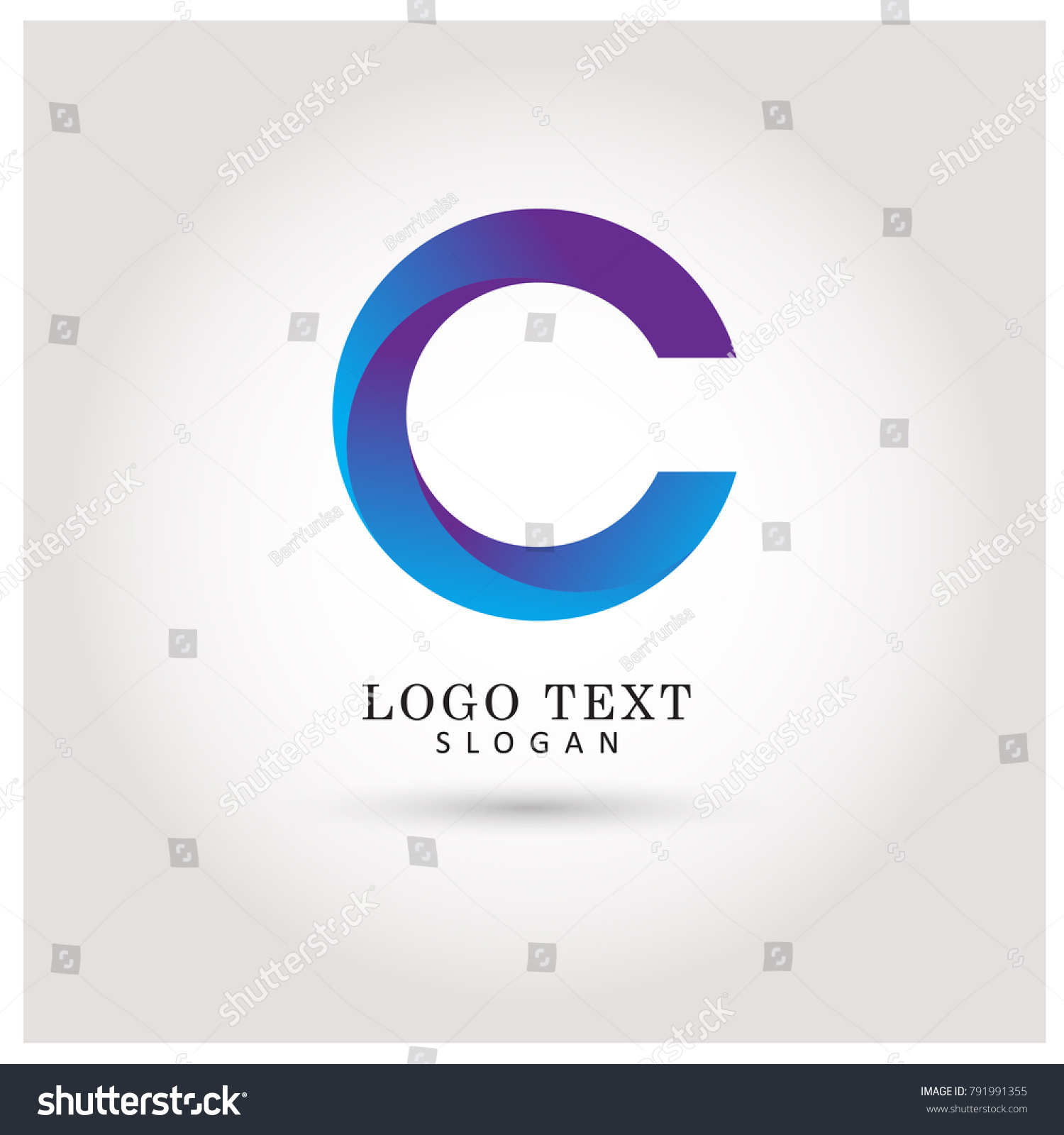 C Logo Symbol Icon Vector Template Stock Vector (Royalty Free ...