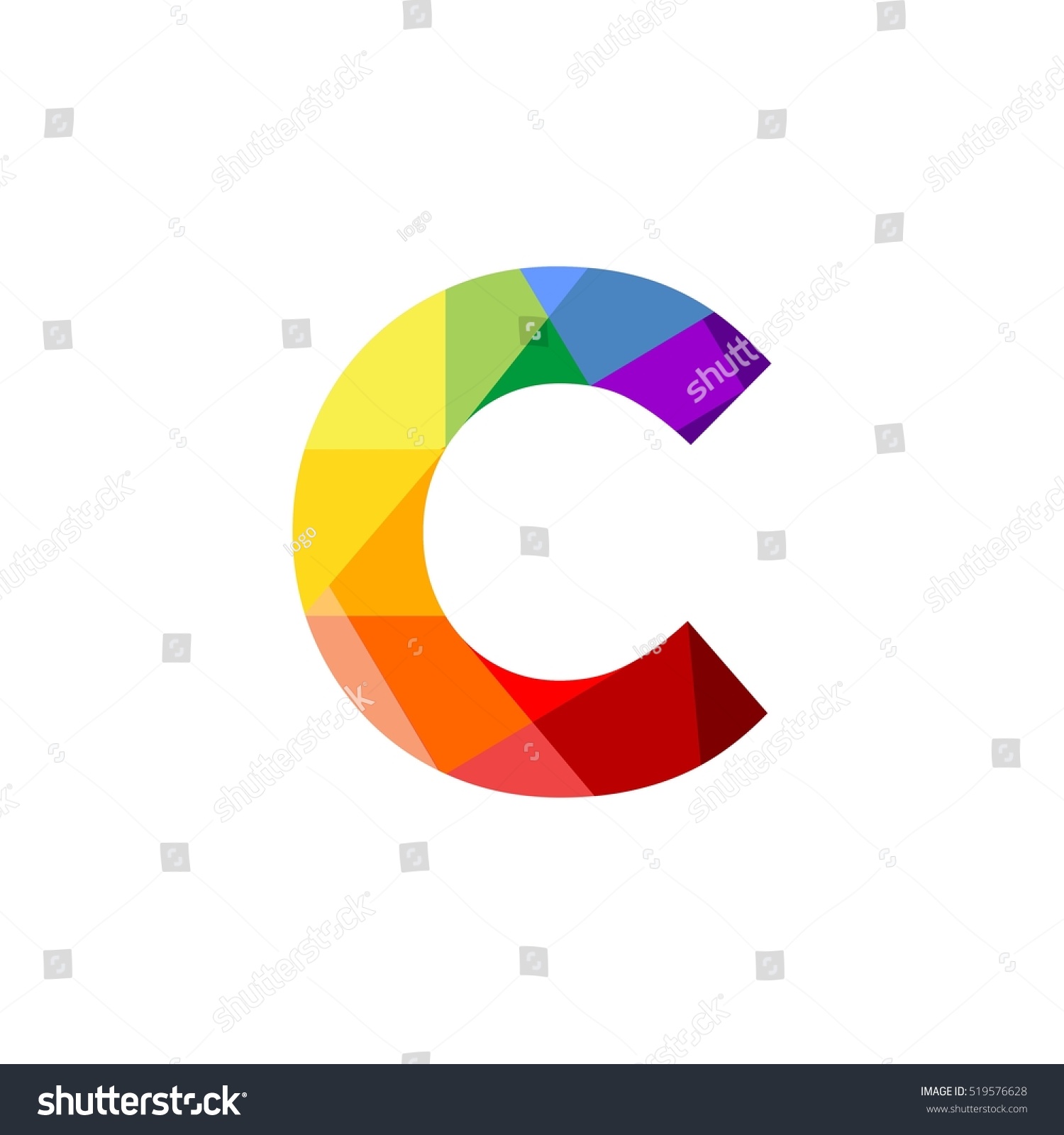 C Logo Vector Stock Vector (Royalty Free) 519576628 | Shutterstock