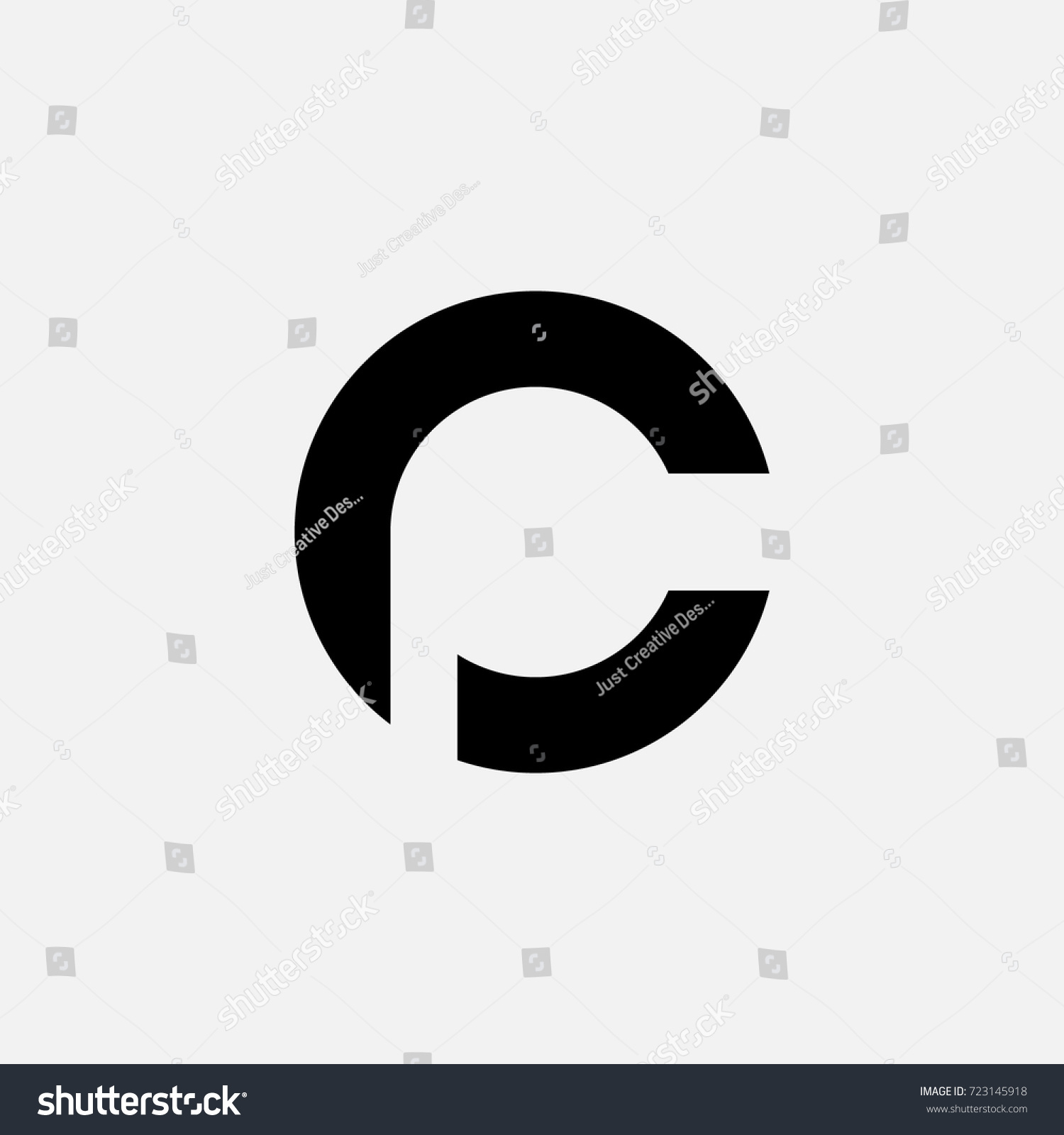 Cp Vector Letters Stock Vector (Royalty Free) 723145918 | Shutterstock