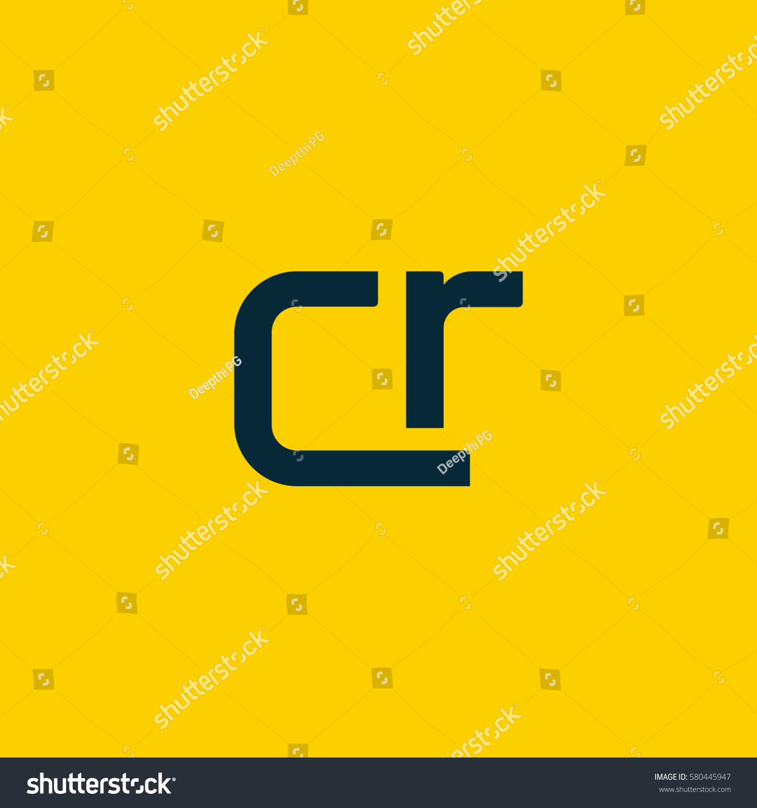 C R Letter Logo Design Vector 스톡 벡터(로열티 프리) 580445947 | Shutterstock