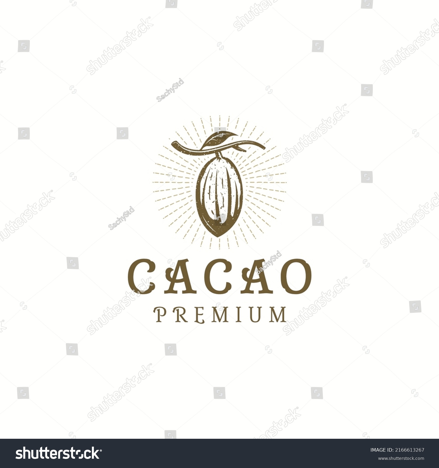 SVG of Cacao logo icon design template flat vector svg