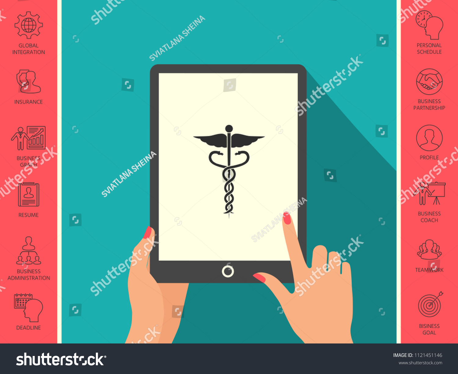 Caduceus Medical Symbol Stock Vector Royalty Free 1121451146 Shutterstock 3827