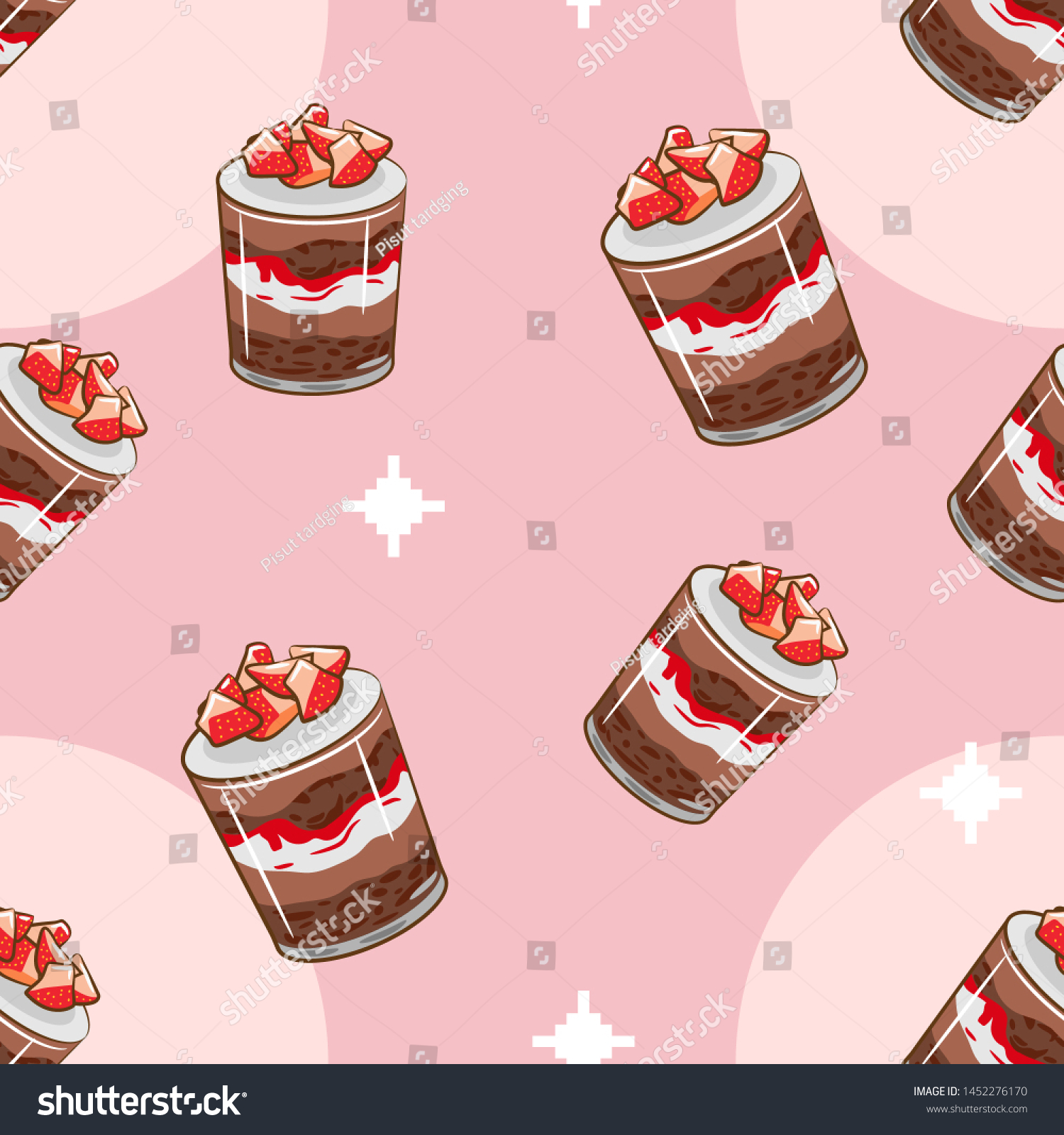 Cake Vector Pattern Graphic Design Stock Vector (Royalty Free ...