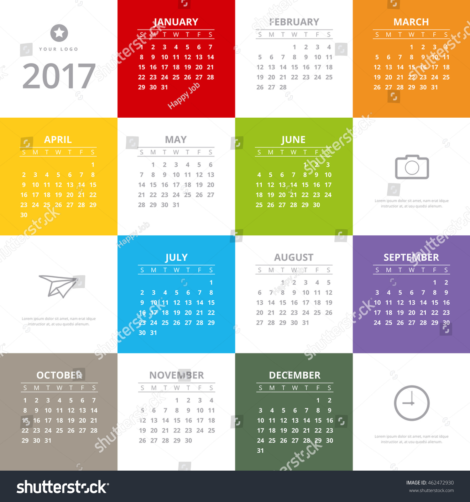 Calendrier Moustache 2023 2024 Calendrier 2021, 2022, 2023, 2024, 2025, : Image Vectorielle De Stock  (Libre De Droits) 1716385993