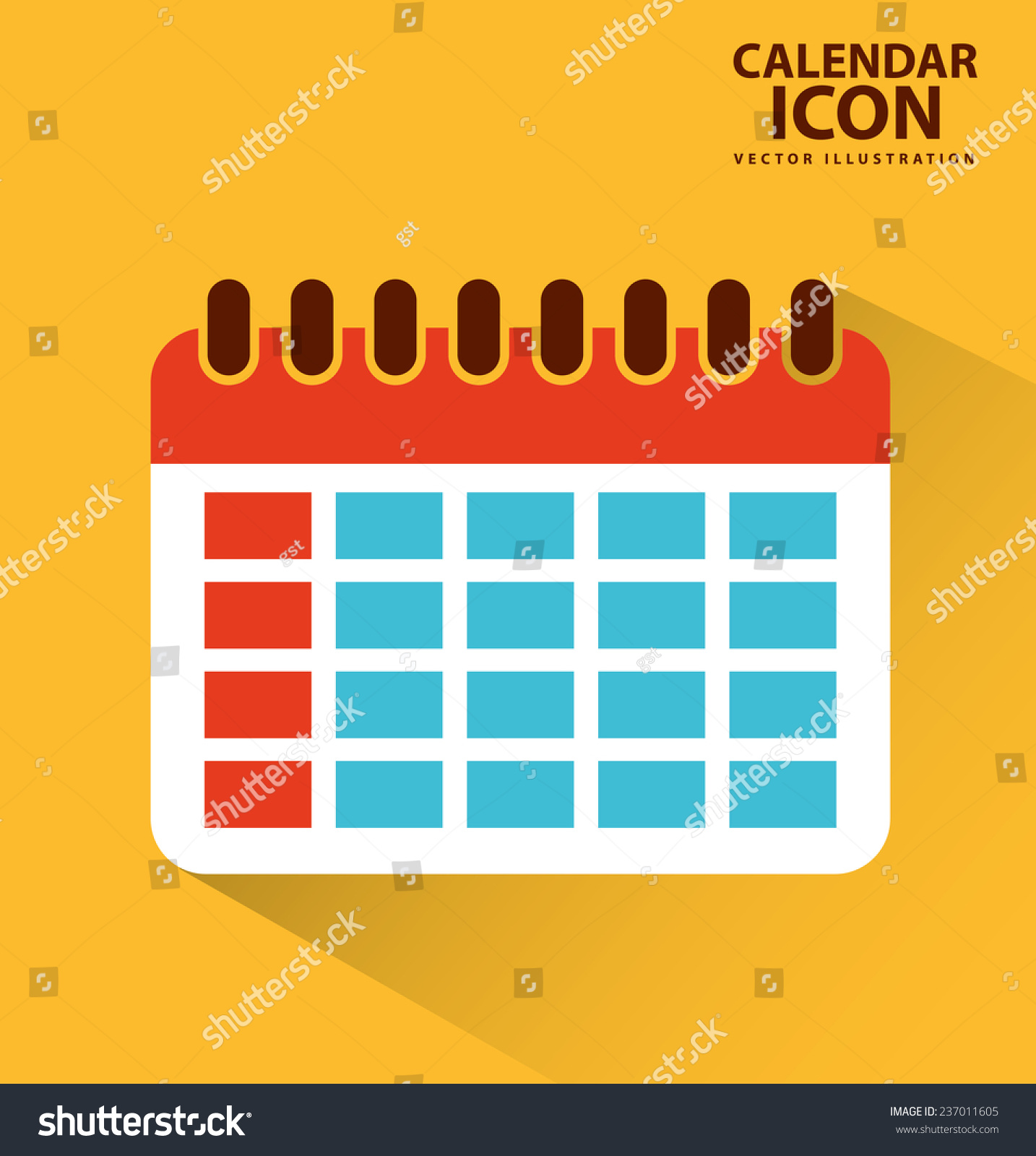 Calendar Design Stock Vector (Royalty Free) 237011605