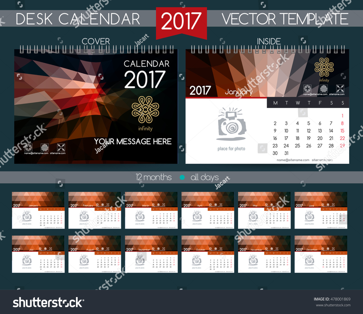 Business Calendar Design : Calendar design desk stock vector Business Calendar Design : Calendar design desk stock vector