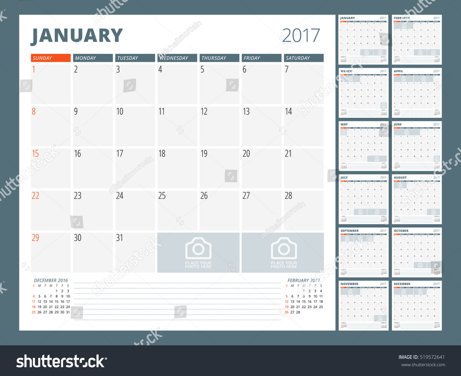 Illustration For Calendar : Calendar template year vector illustration stock Illustration For Calendar : Calendar template year vector illustration stock