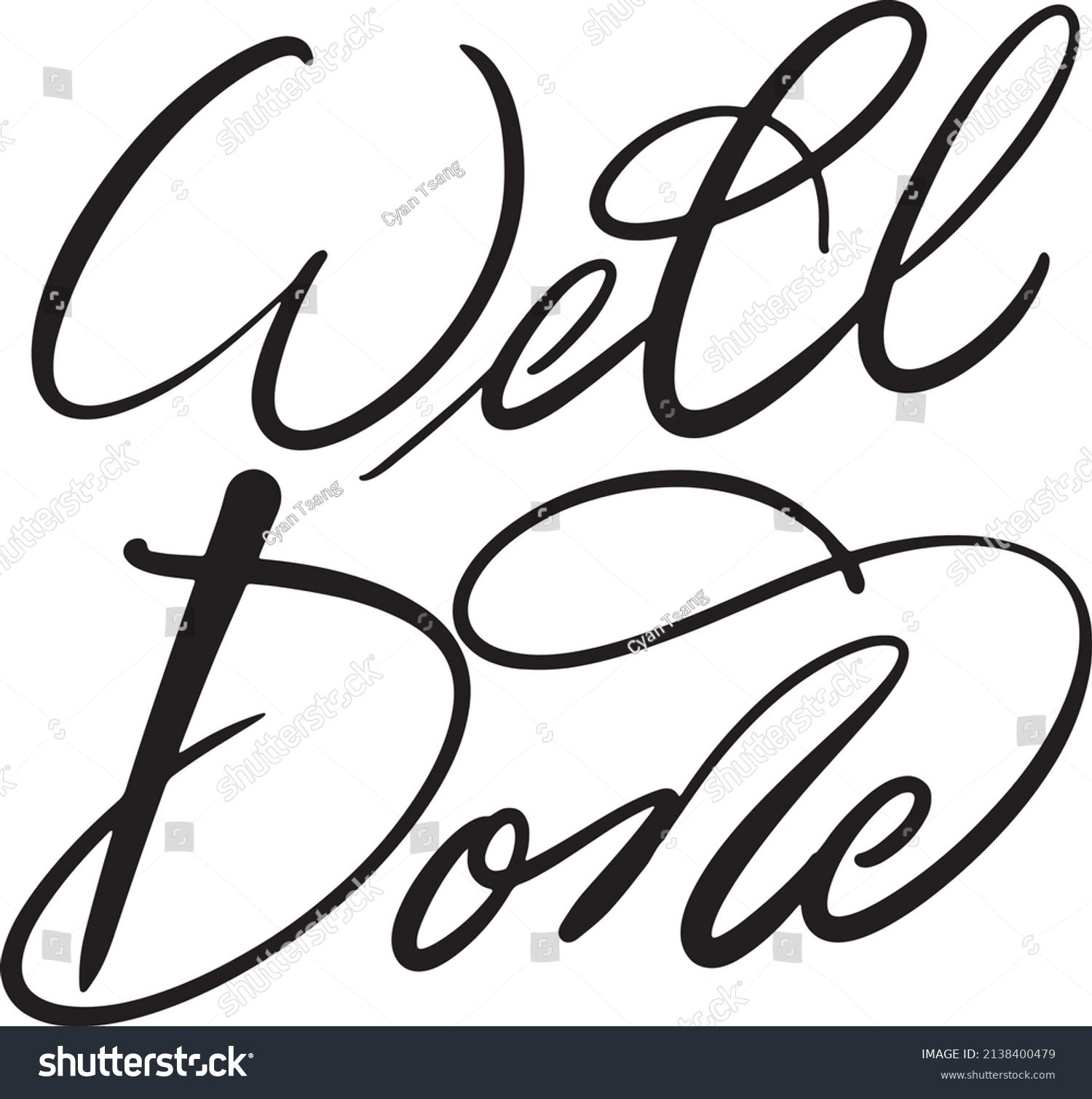 calligraphy-word-well-done-vector-format-stock-vector-royalty-free