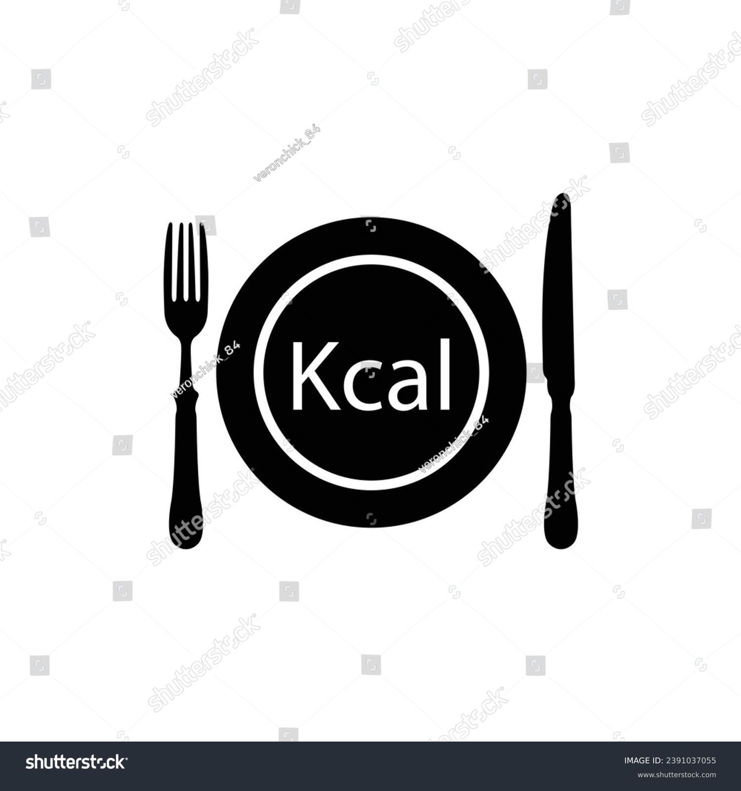 SVG of calorie icon vector diet sign kcal icon svg