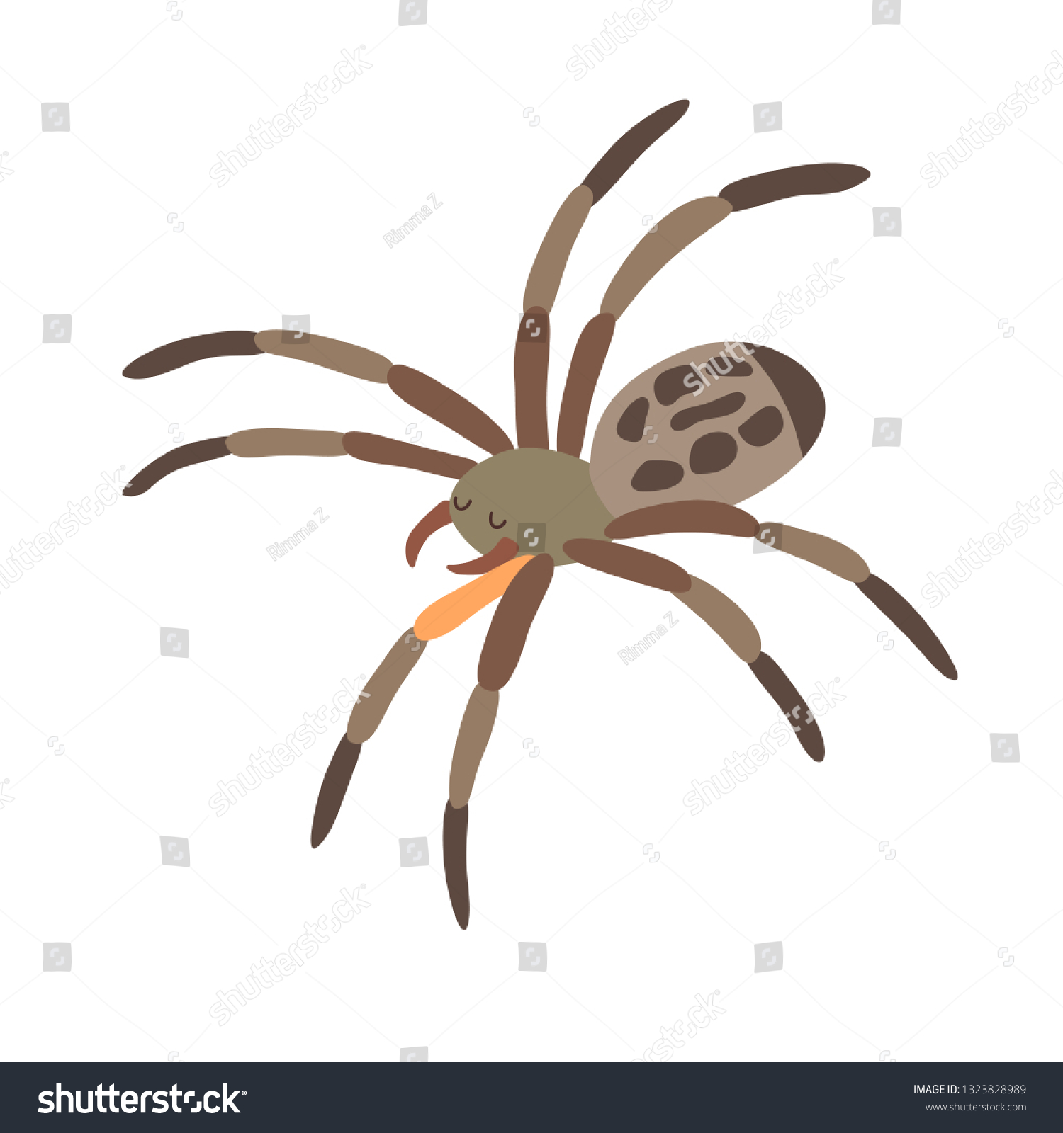 Camel Spider Icon Vector Illustration Cartoon Stock Vector (Royalty ...