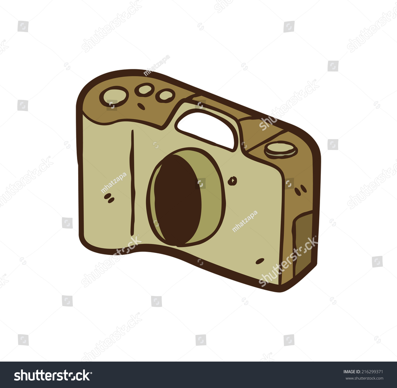 Camera Cartoon Stock Vector Illustration 216299371 Shutterstock