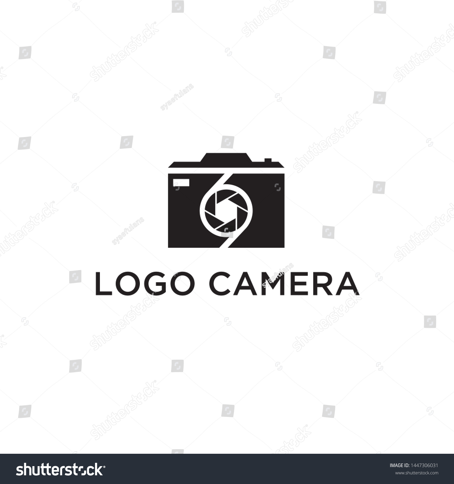 Camera Logo Design Modern Unique Black Stock Vector (Royalty Free ...