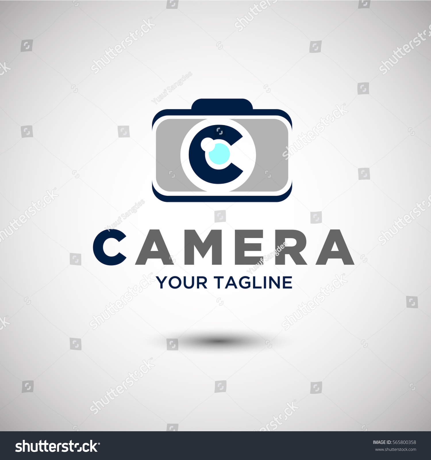 Camera Logo Letter C Vector Template Stock Vector (Royalty Free ...