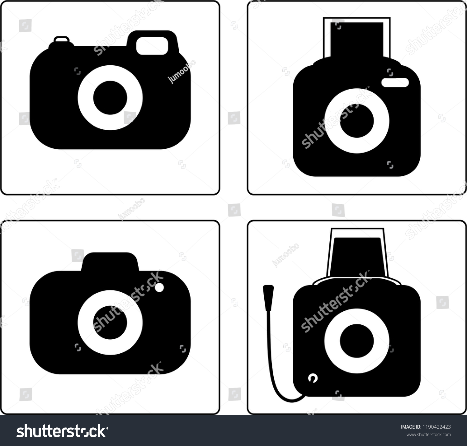Camera Types Icon Web Site Design Stock Vector (Royalty Free ...