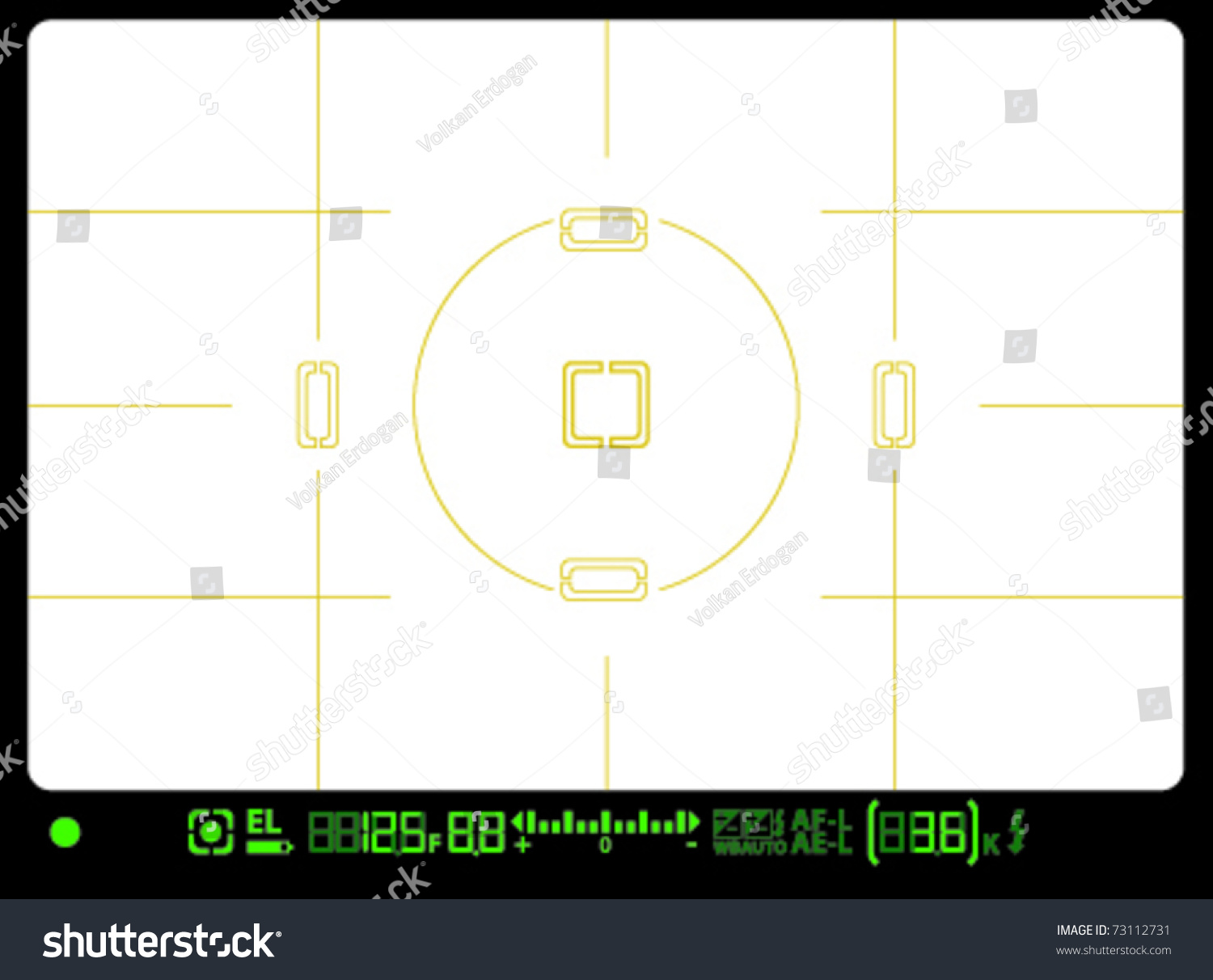 SVG of camera viewfinder, viewfinder with focal points svg