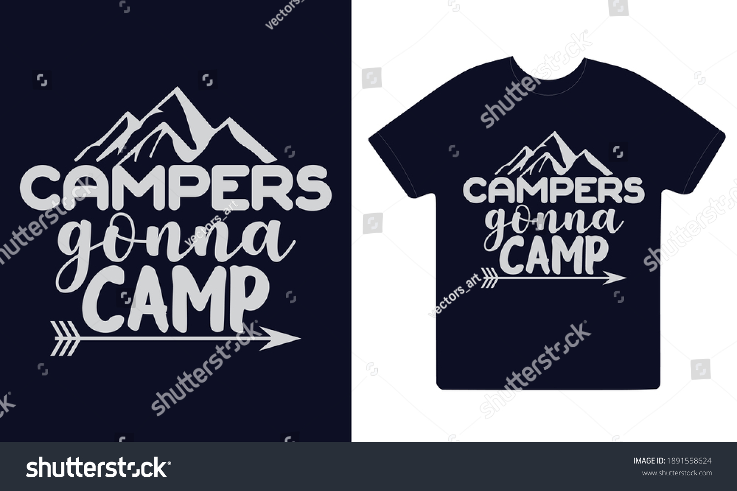 SVG of Campers gonna camp, summer svg, ai, eps, jpeg, Png, dxf, Pdf, Happy Camper SVG, Hiking Mountains Campfire Tent T-Shirt, instant download, Camp life SVG, Digital file. svg