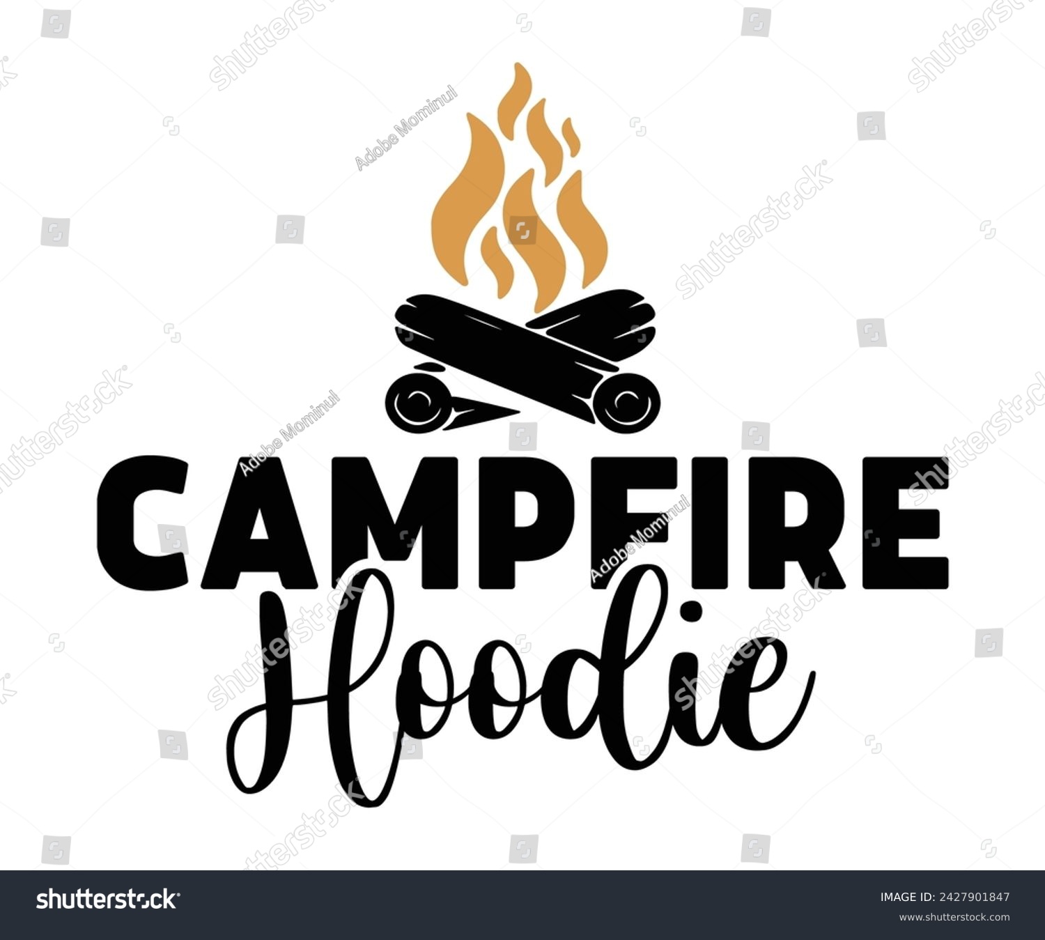 SVG of Campfire Hoodie Svg,Happy Camper Svg,Camping Svg,Adventure Svg,Hiking Svg,Camp Saying,Camp Life Svg,Svg Cut Files, Png,Mountain T-shirt,Instant Download svg