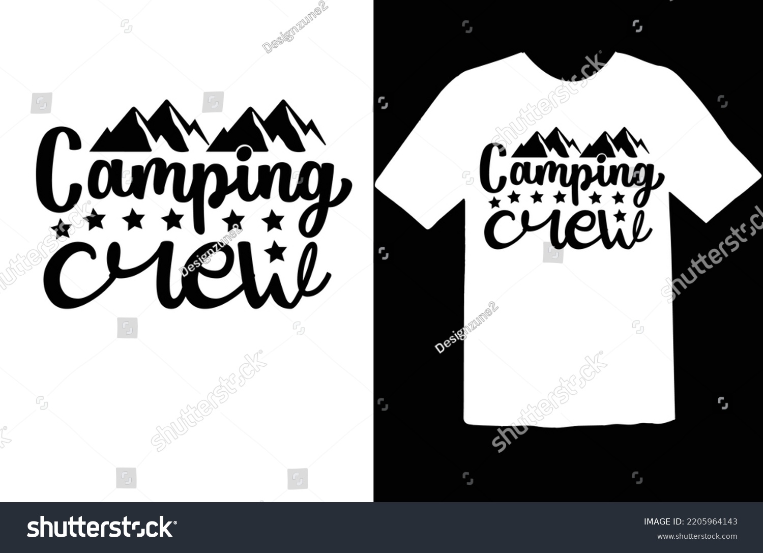 SVG of Camping crew svg design file svg