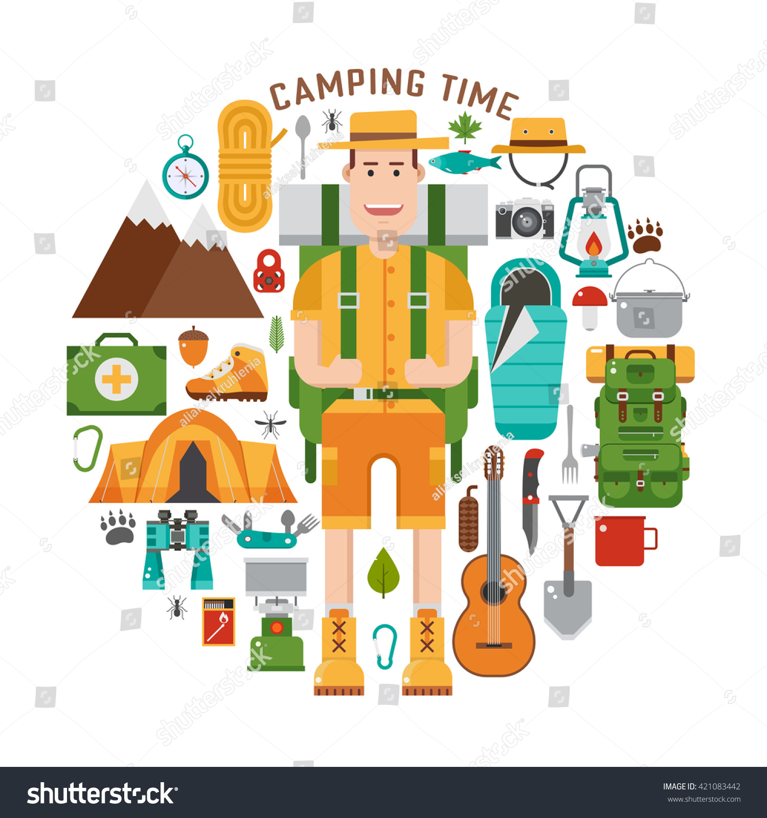 camping gear set