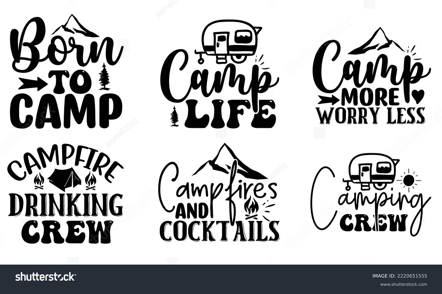 SVG of Camping  Quotes SVG Cut Files Designs. Camping Stickers quotes SVG cut files Bundle, Camping Stickers quotes t shirt designs, Saying about Camping Stickers . svg