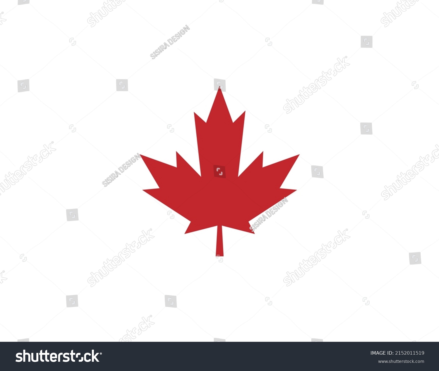 Canada Maple Leaf Logo Vector Illustration Stock Vector Royalty Free   Stock Vector Canada Maple Leaf Logo Vector Illustration 2152011519 