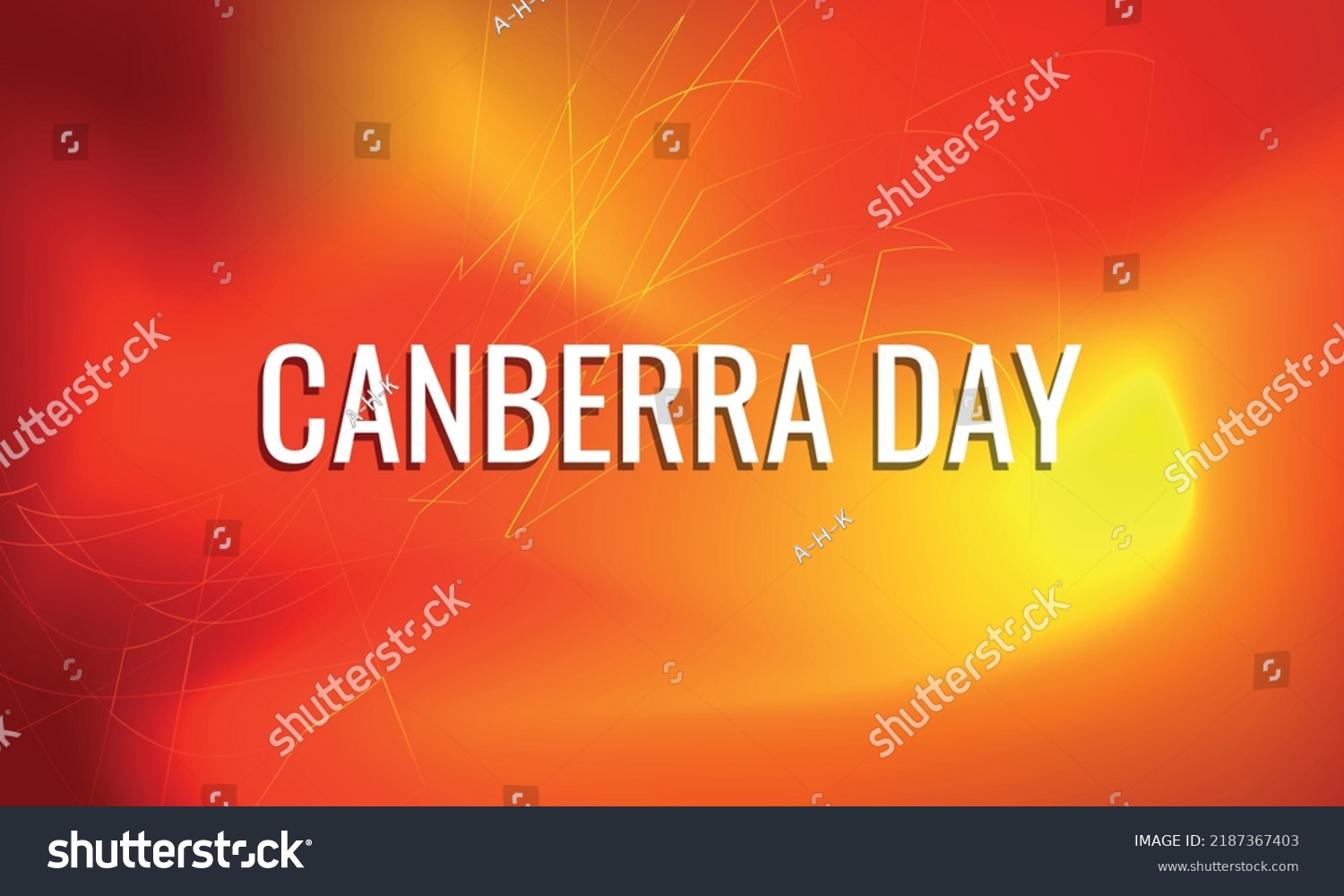 SVG of CANBERRA DAY. Geometric design suitable for greeting card poster and banner svg