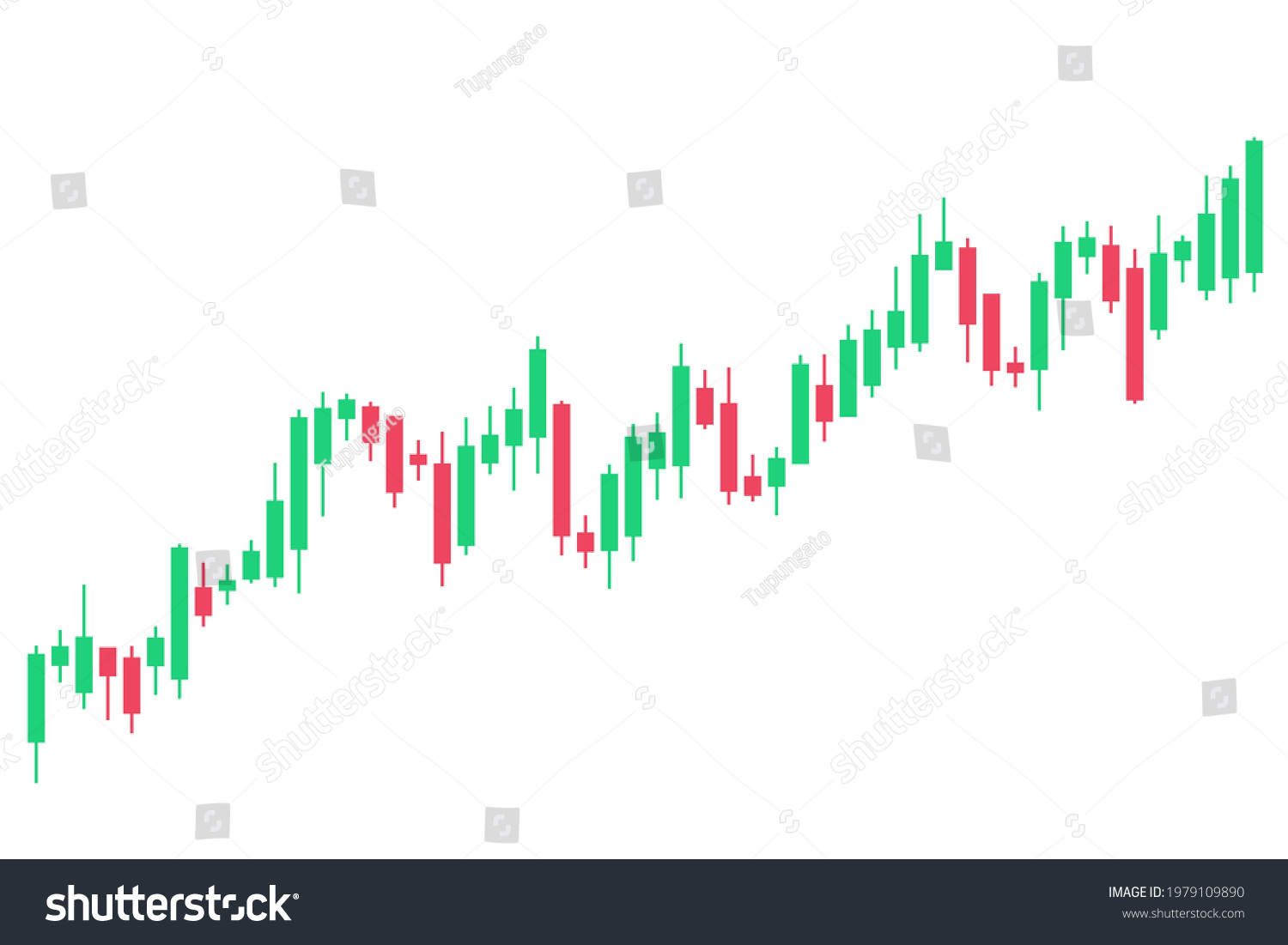 SVG of Candlestick chart (also called Japanese candlestick chart) for forex trading, stock exchange and crypto price analysis. svg