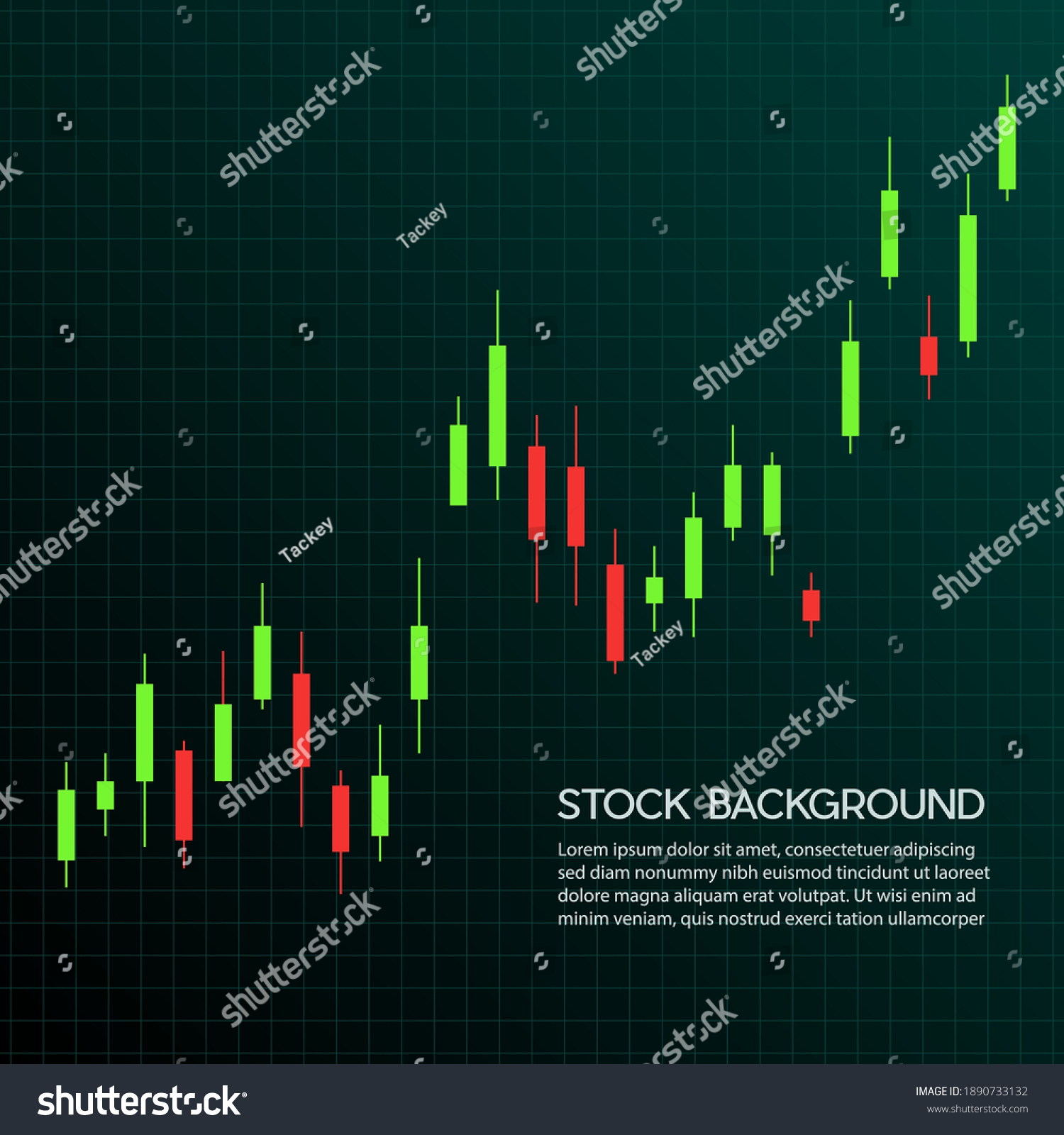 SVG of Candlestick patterns background. Stock trends or Candlesticks are created by up and down movements in the price and show in the 2D minimal graphic background. svg
