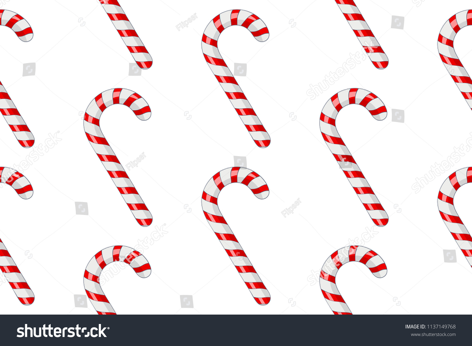 Red and White Christmas Nail Art with Candy Canes - wide 3