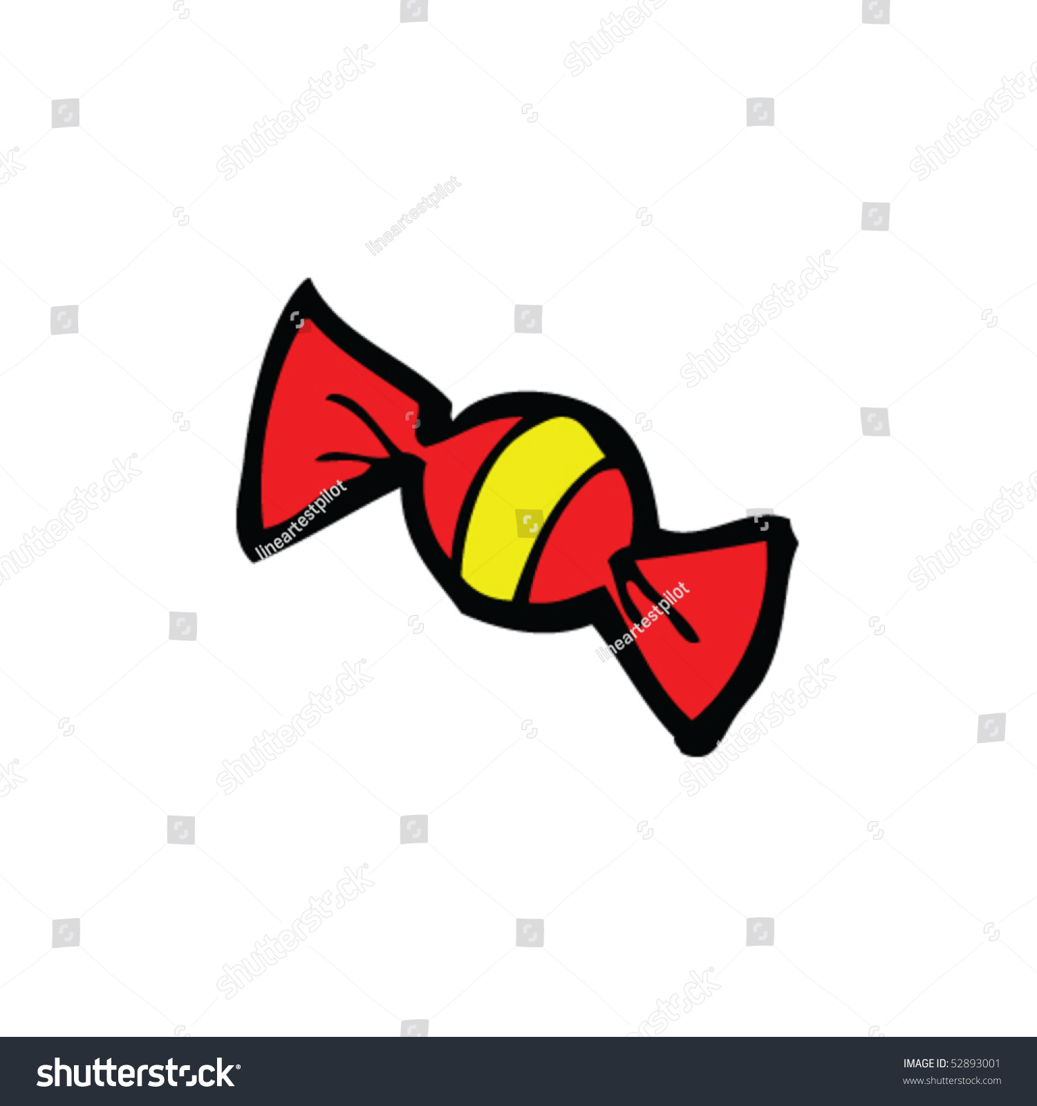 Candy Drawing Stock Vector 52893001 - Shutterstock