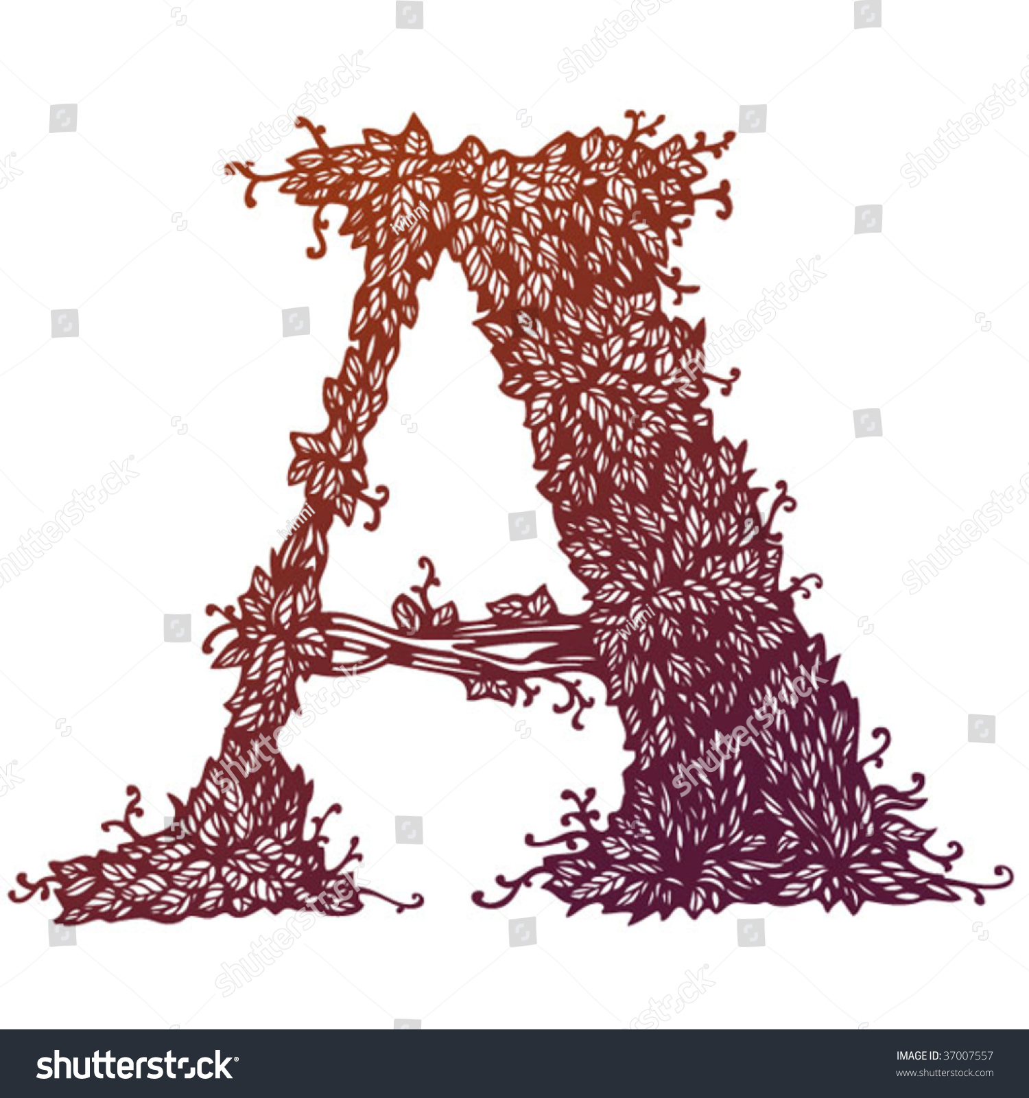 Capital Letter Stock Vector 37007557 - Shutterstock