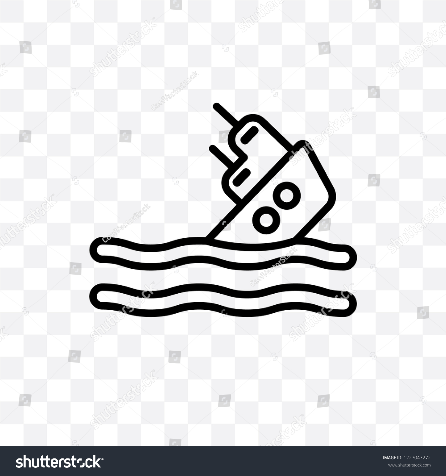recommend clip art: capsizing vector linear icon isolated on transparent background, capsizing transparency concept can be used for web and mobile