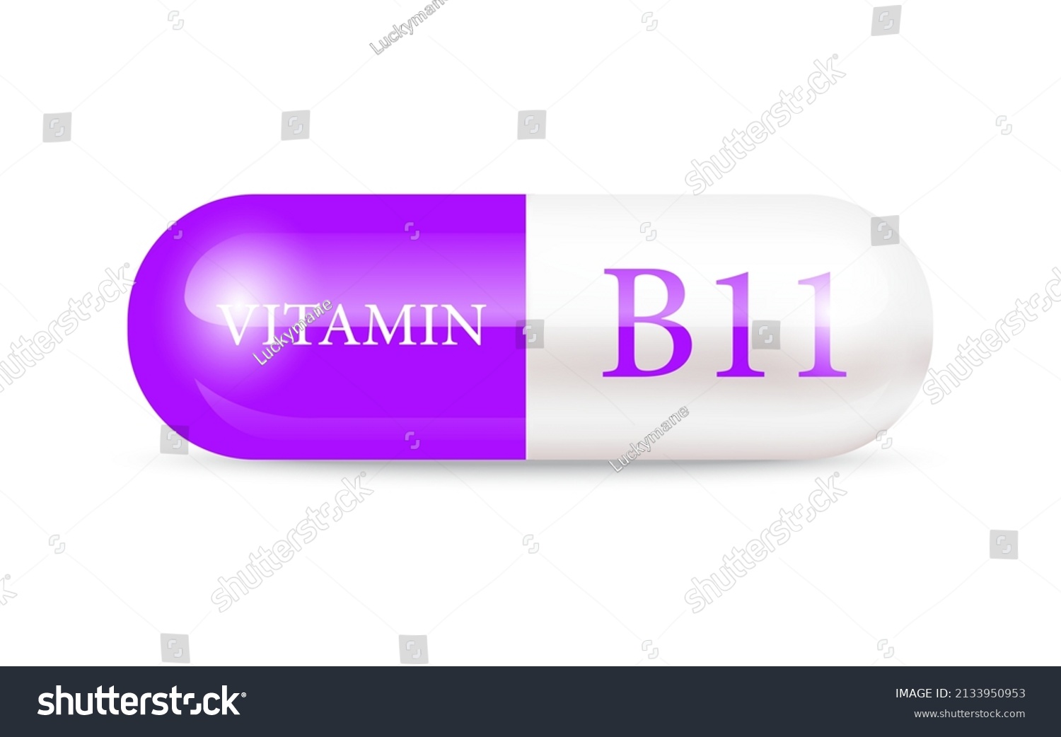 Capsule Vitamin B1 Thiamine 3d Vector Stock Vector (Royalty Free ...