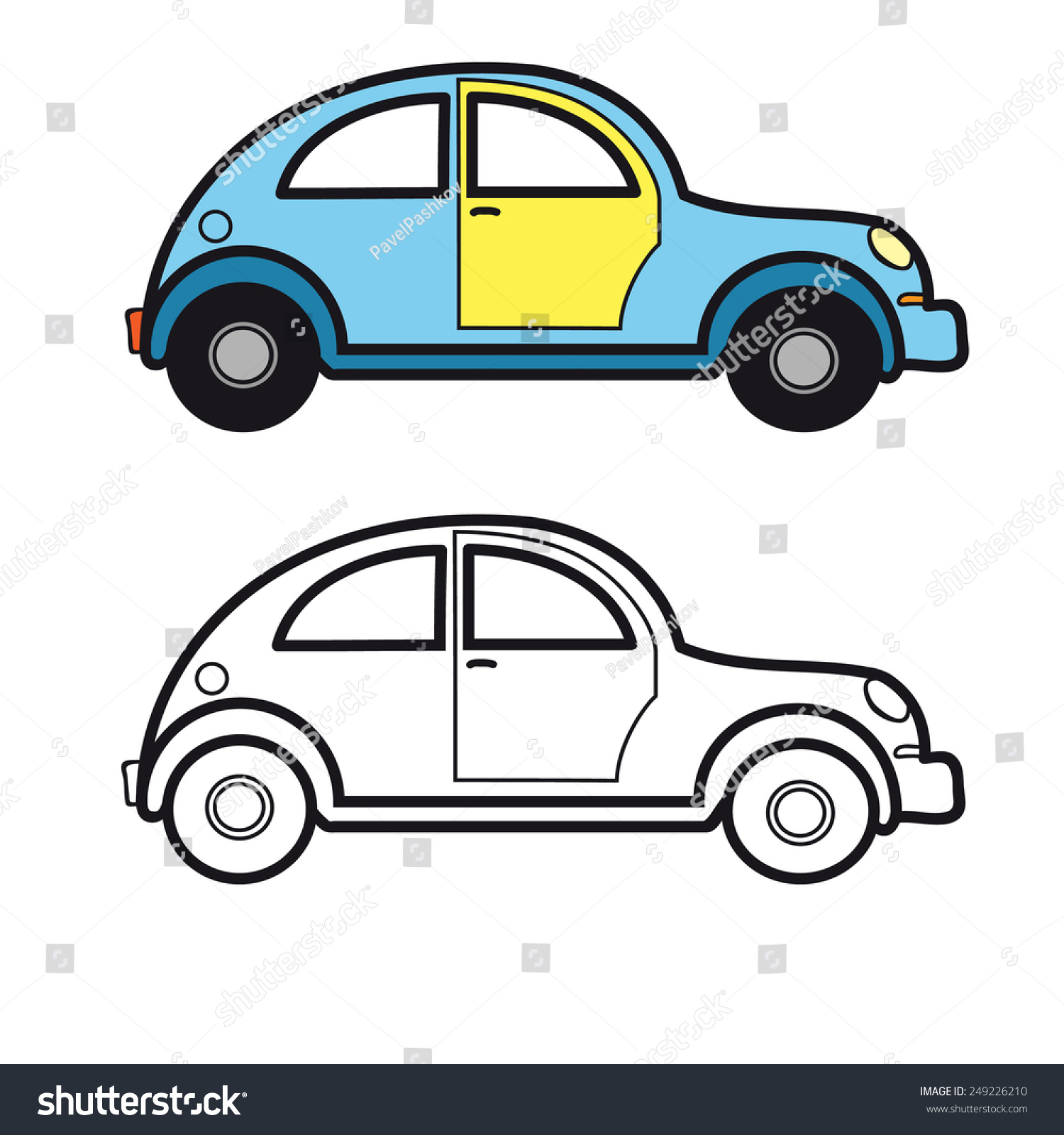 Car Stock Vector Illustration 249226210 : Shutterstock