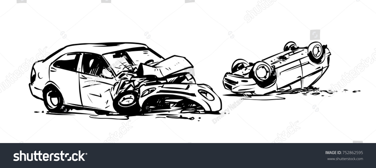 2,429 Car crash drawing Images, Stock Photos & Vectors | Shutterstock