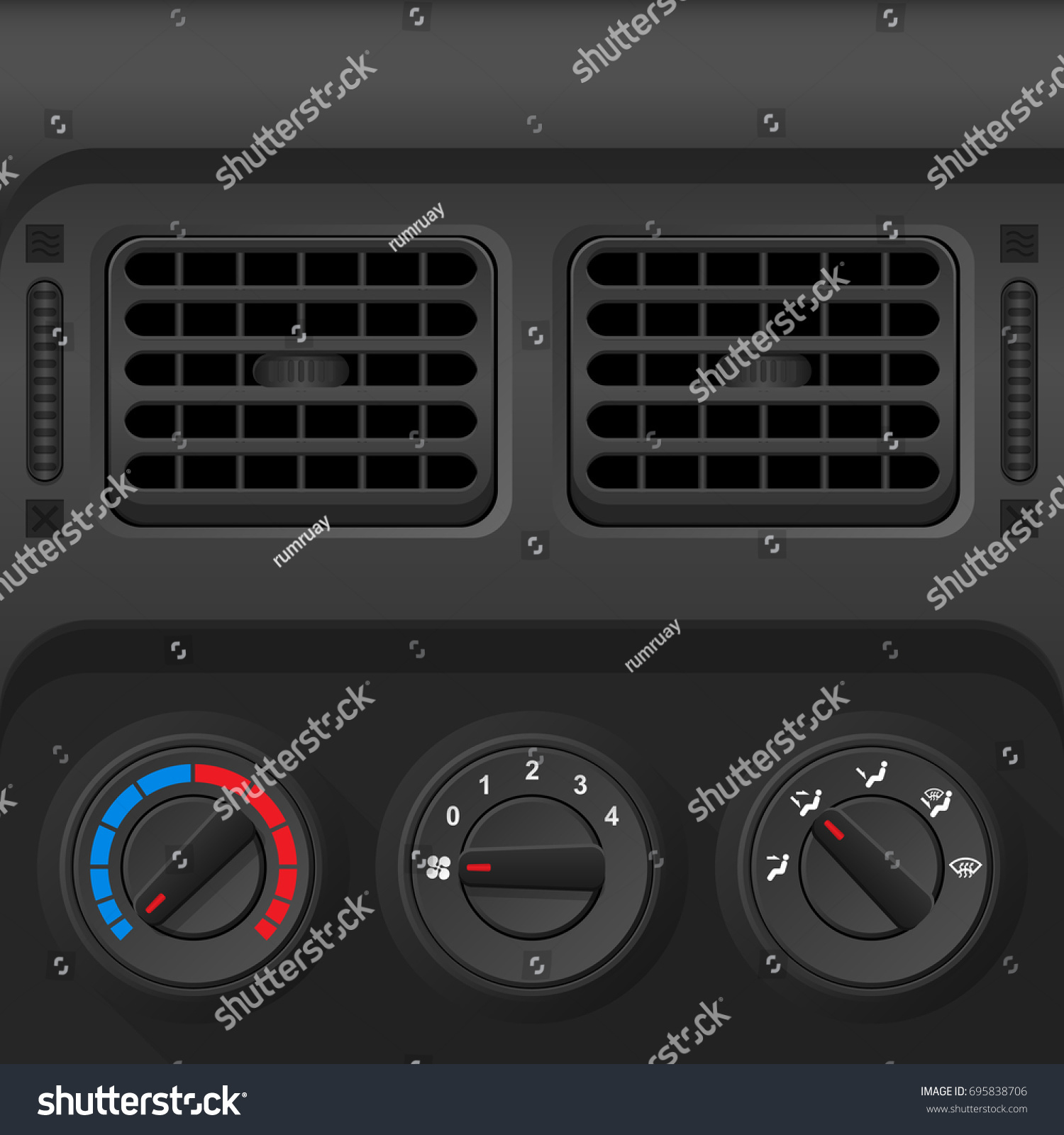 Air conditioner button Air conditioner button