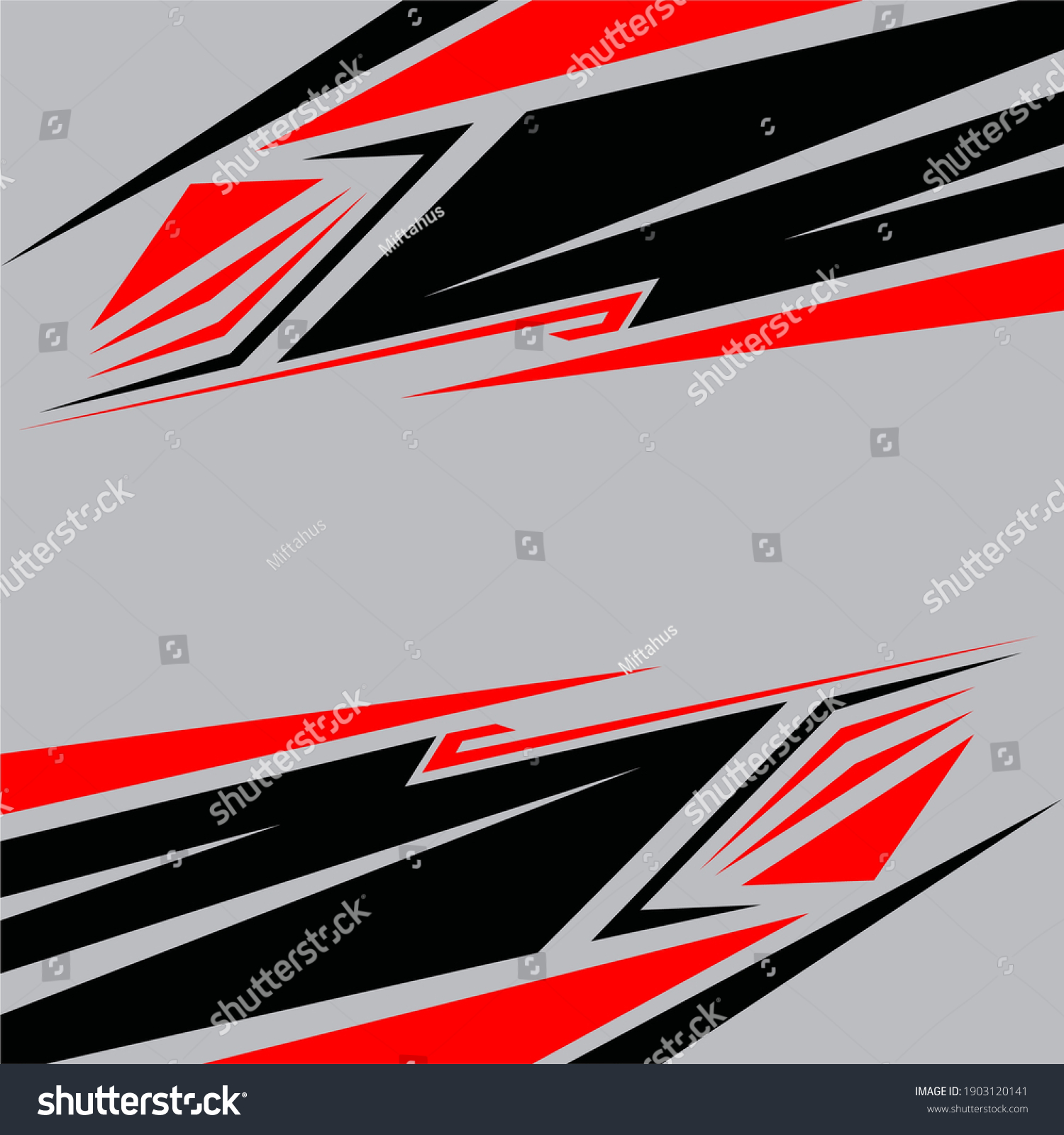 Car Body Sticker Template Vector Design Stock Vector (Royalty Free ...