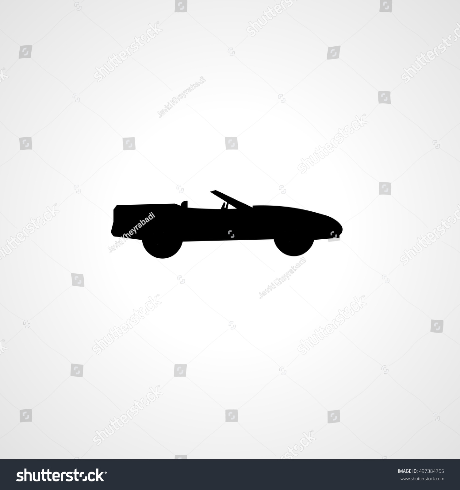 Car Icon Stock Vector Illustration 497384755 : Shutterstock